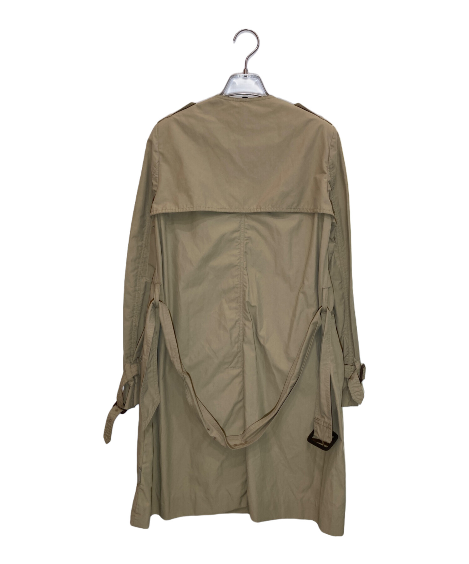 中古・古着通販】MONCLER (モンクレール) PETRA ノーカラートレンチ