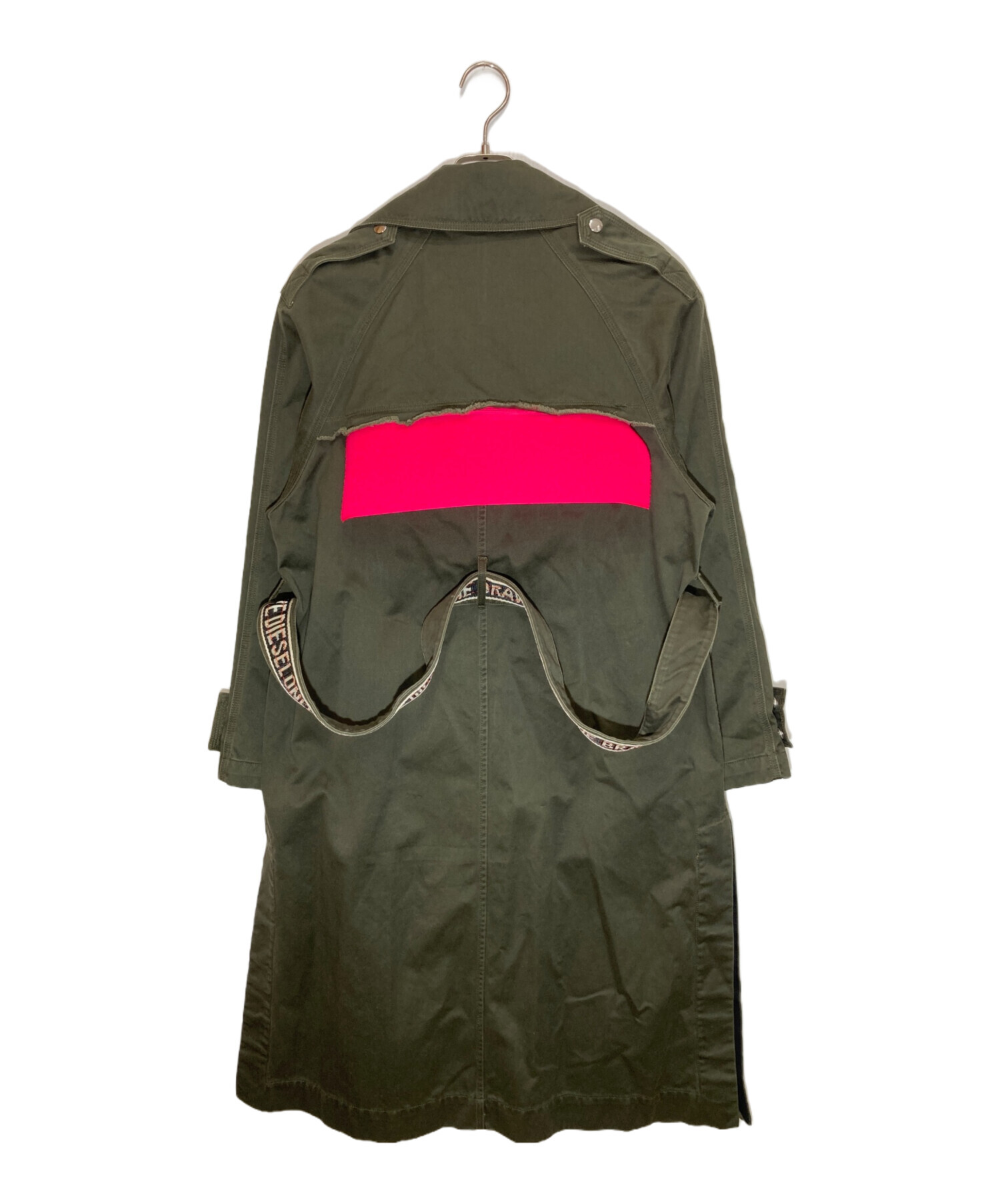 中古・古着通販】DIESEL (ディーゼル) トレンチコート カーキ サイズ