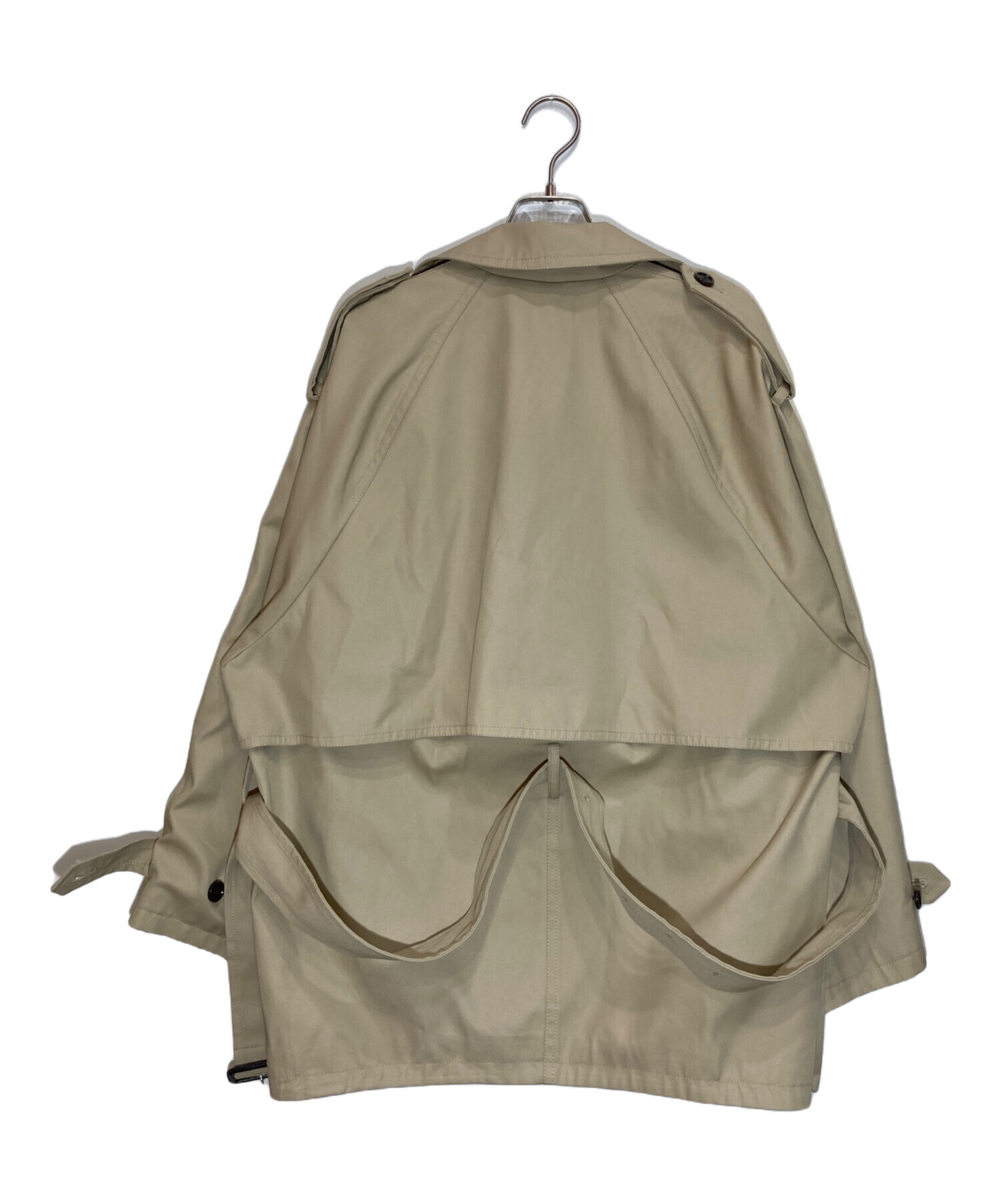 中古・古着通販】CLANE (クラネ) OVER SHORT TRENCH COAT ベージュ