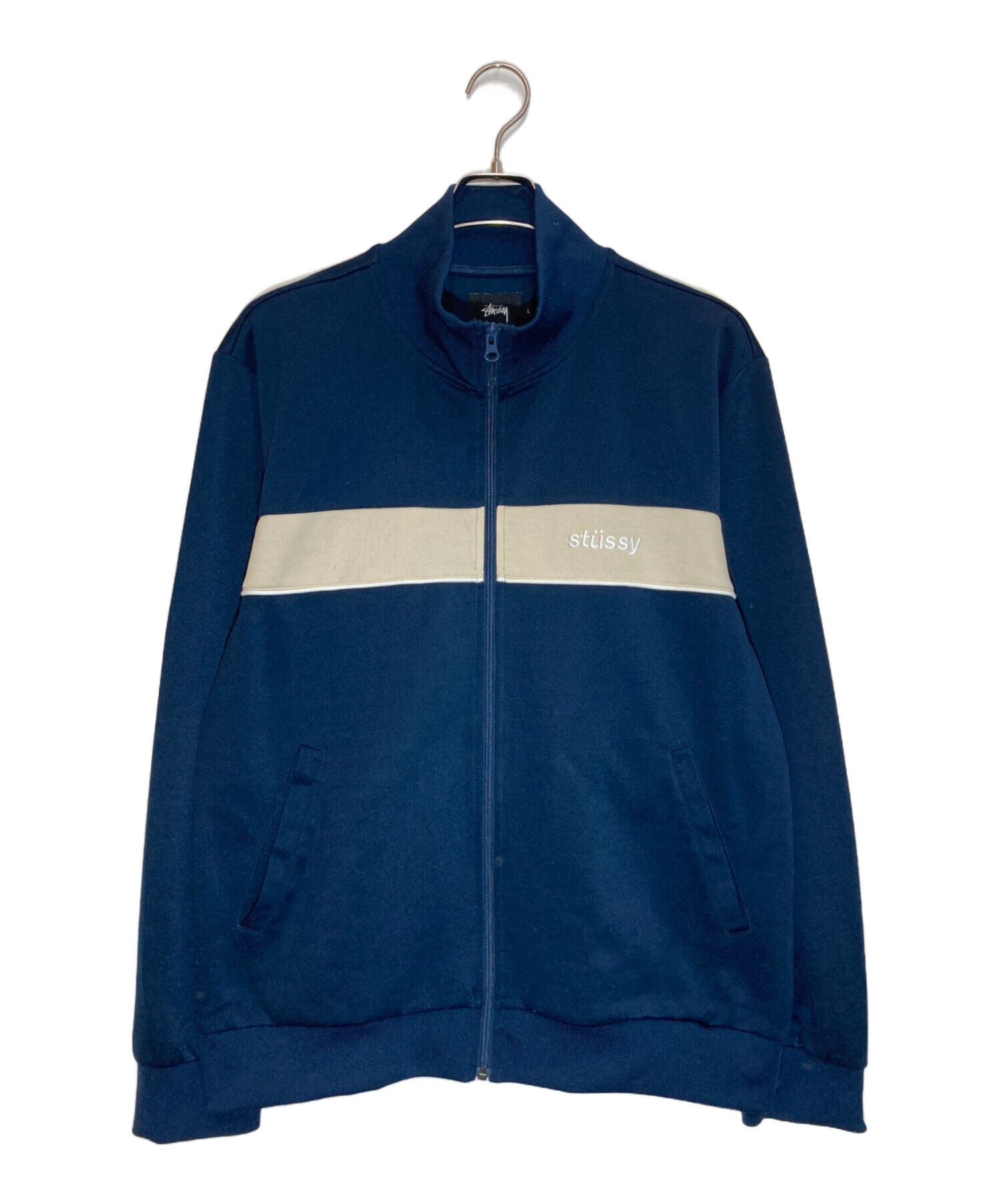 中古・古着通販】stussy (ステューシー) TRACK JACKET ネイビー サイズ