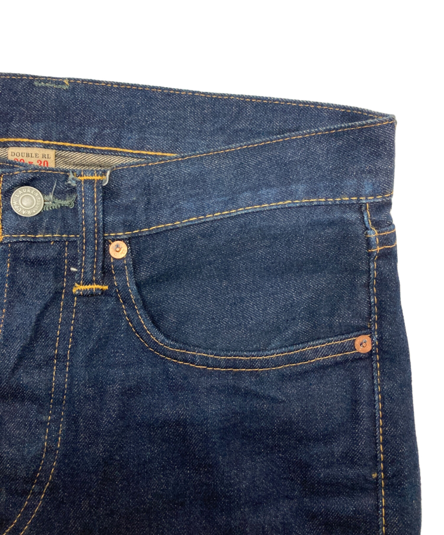 中古・古着通販】RRL (ダブルアールエル) セルビッチデニムパンツ