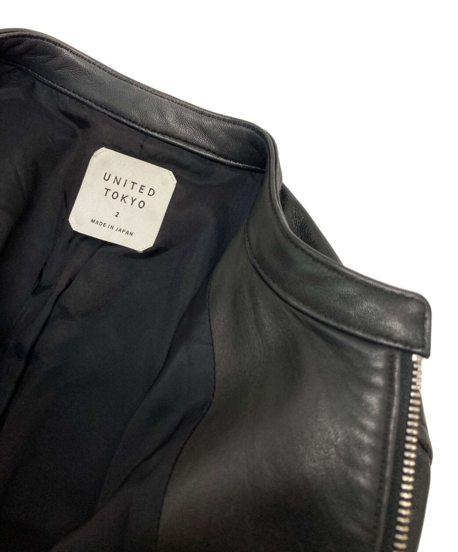中古・古着通販】UNITED TOKYO (ユナイテッドトーキョー) ラムレザー