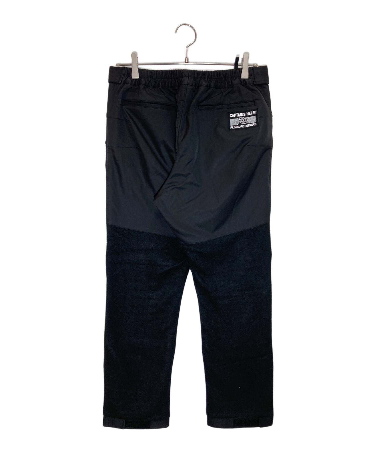 【美品】CAPTAINS HELM フリース イージーパンツ 黒 S 中古・古着通販】CAPTAINS HELM (キャプテンズヘルム) Fleece Field