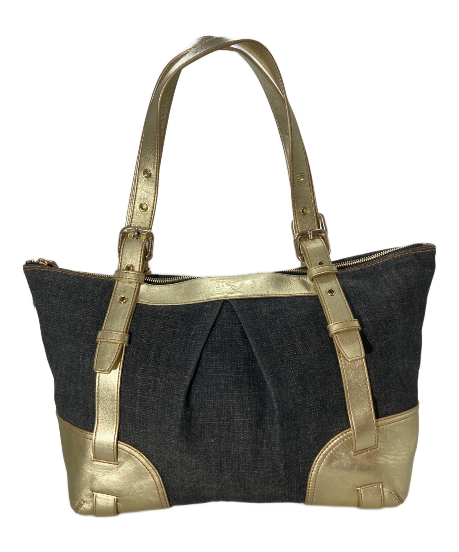 BURBERRY BLUE LABEL デニム ハンドバッグ 中古・古着通販】BURBERRY BLUE LABEL (バーバリー ブルー レーベル