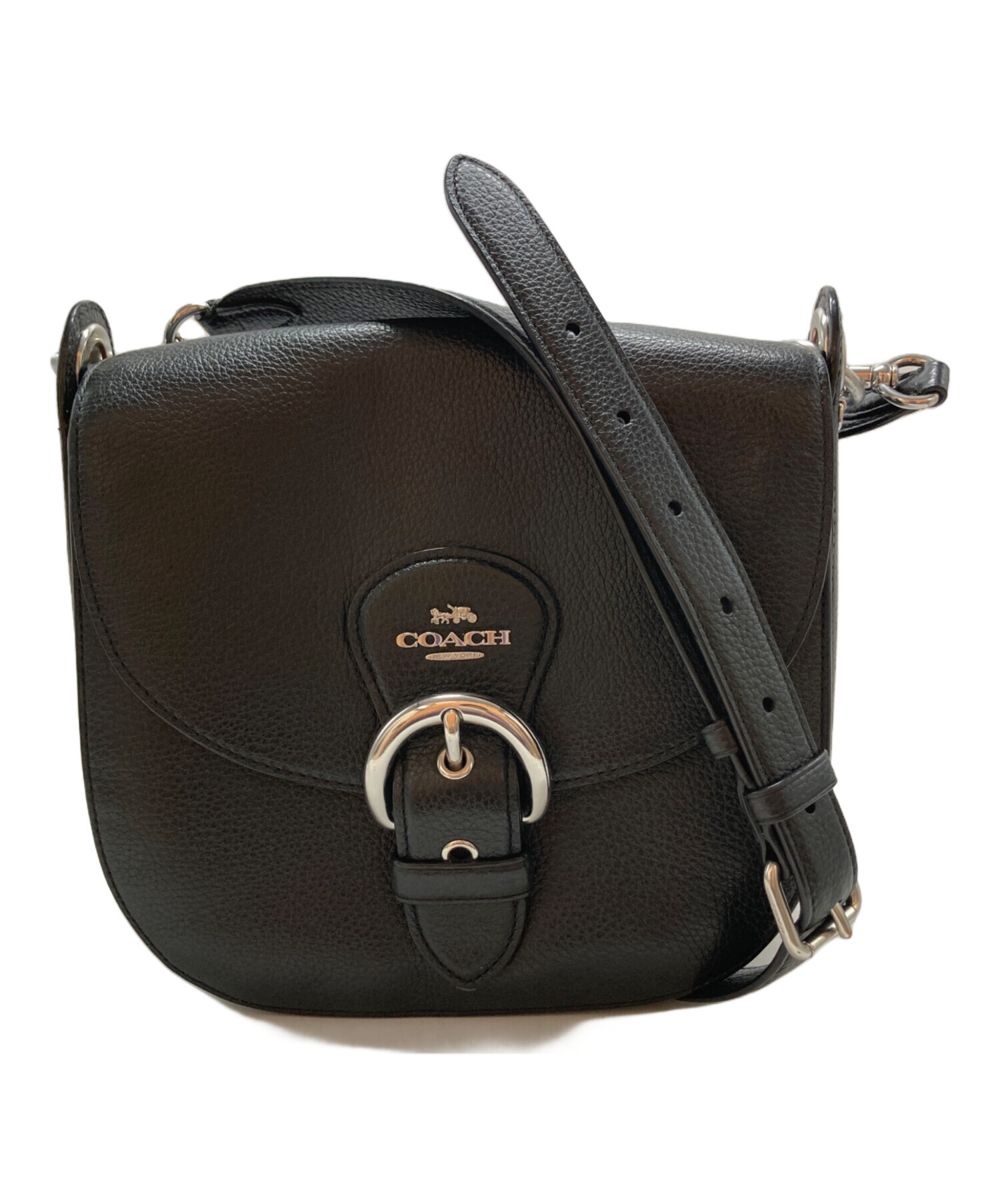 中古・古着通販】COACH (コーチ) クレオショルダーバッグ ブラック