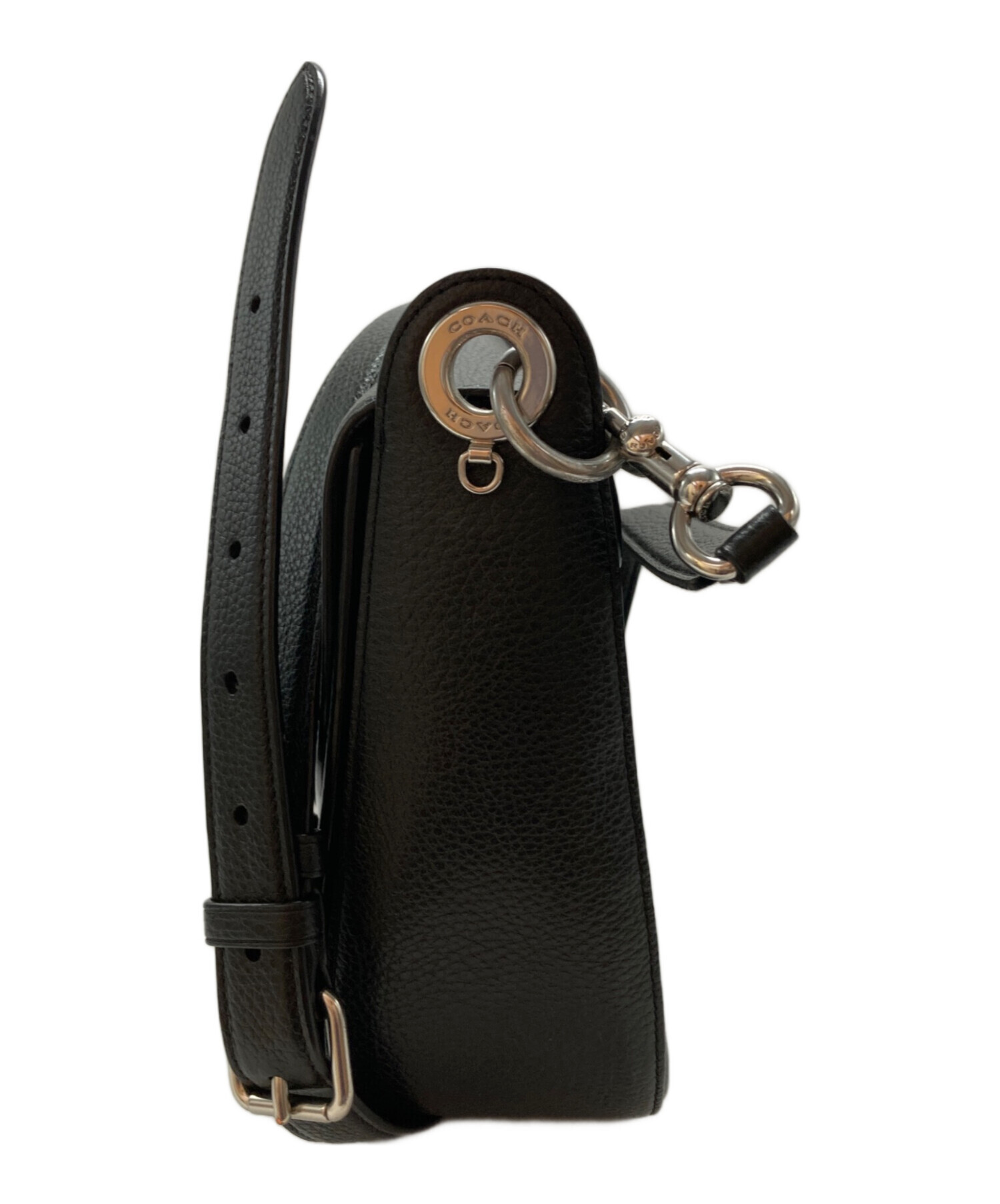 中古・古着通販】COACH (コーチ) クレオショルダーバッグ ブラック