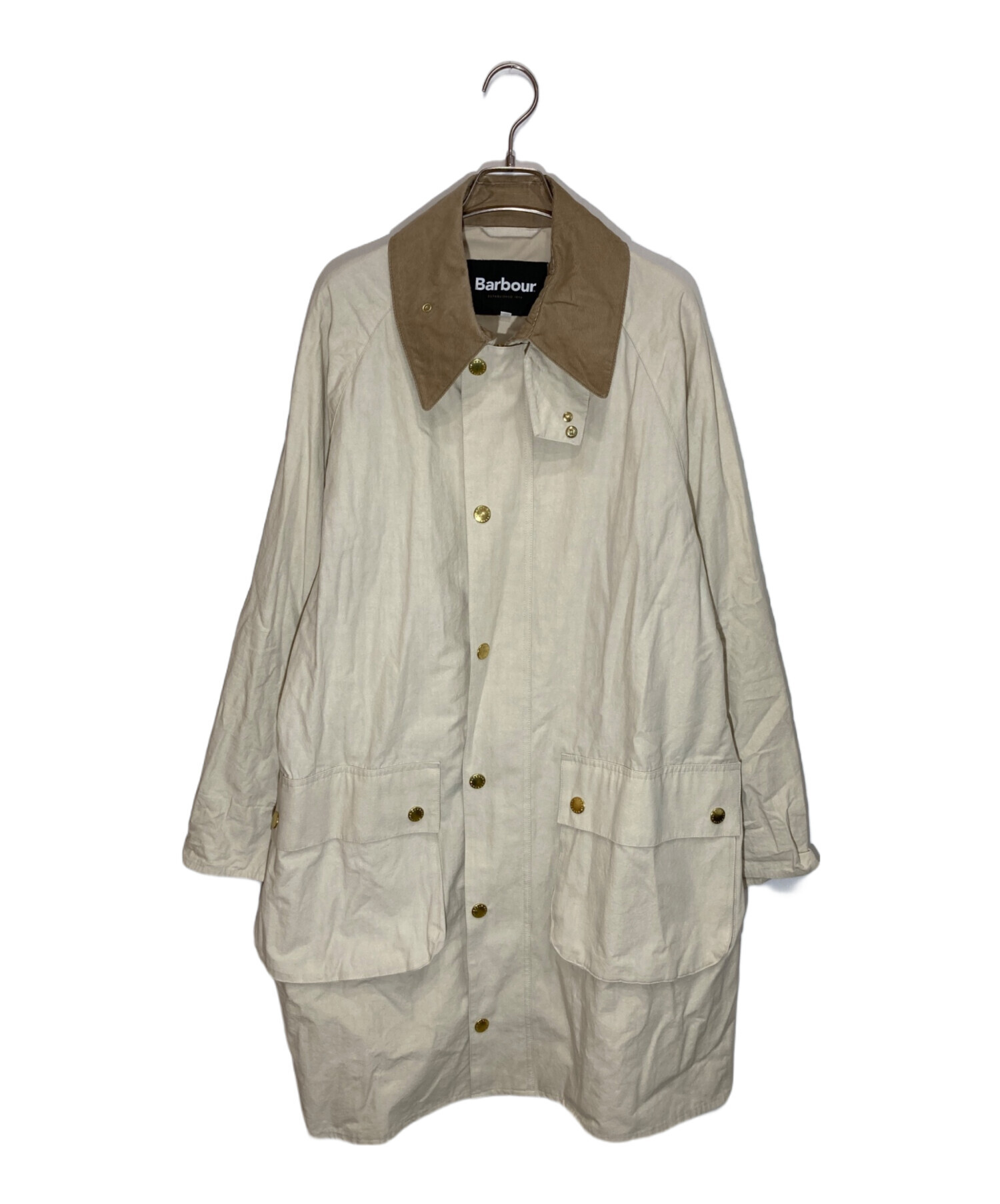 中古・古着通販】Barbour (バブアー) オーバーサイズコート アイボリー