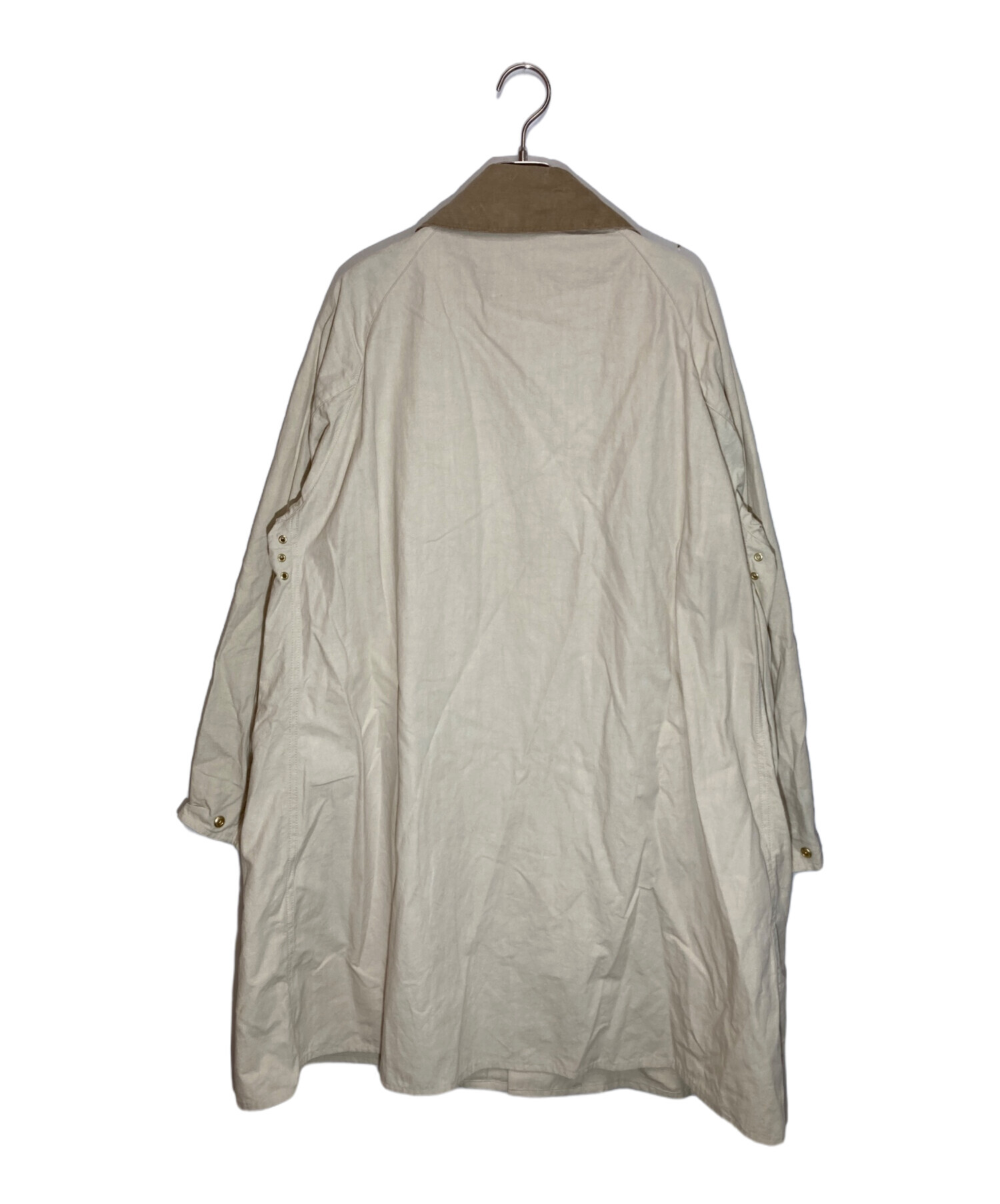 中古・古着通販】Barbour (バブアー) オーバーサイズコート アイボリー