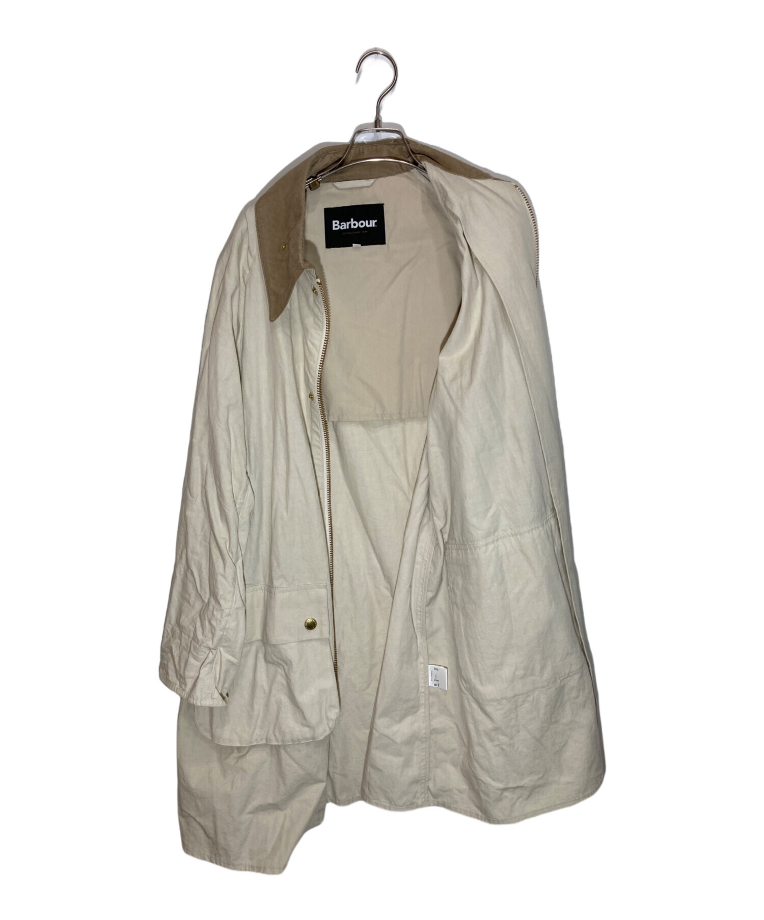 中古・古着通販】Barbour (バブアー) オーバーサイズコート アイボリー