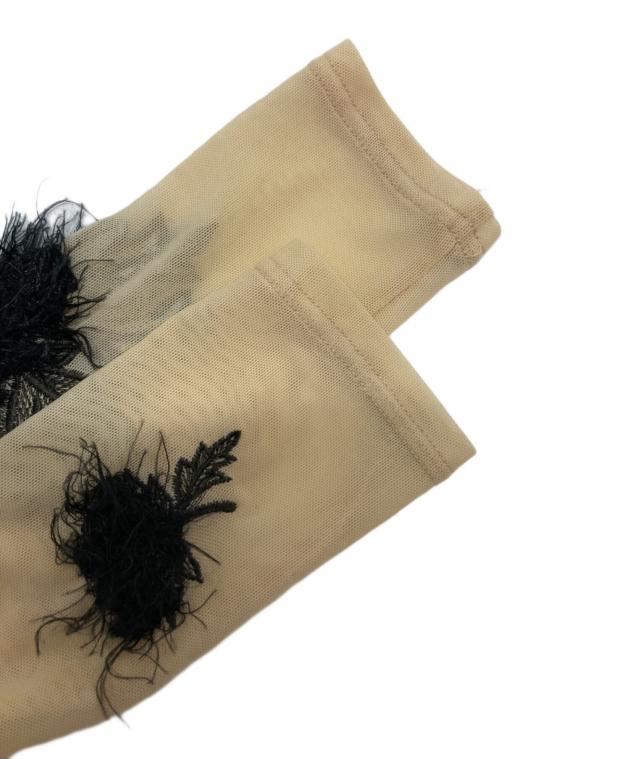 中古・古着通販】AMERI (アメリ) UND 3D FLOWER SKIN TOP ベージュ