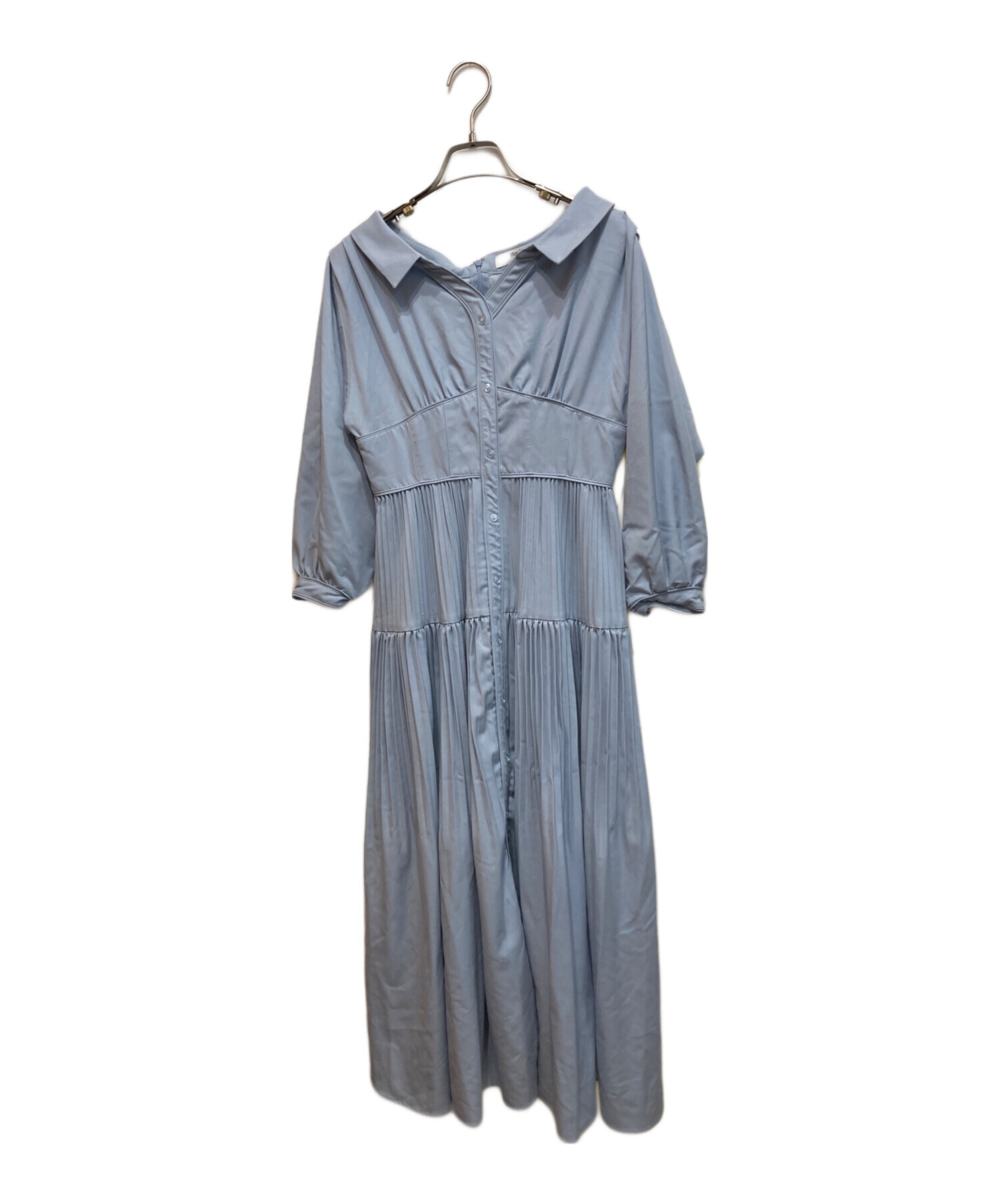 【中古品】プーアボーテ　トレスパ　Lサイズ 中古・古着通販】HER LIP TO (ハーリップトゥ) Pleated Open Shirt