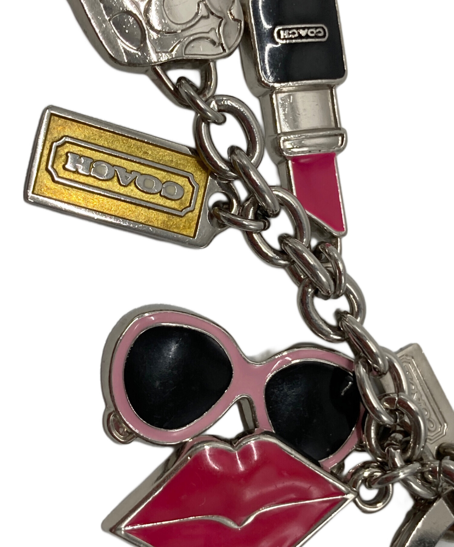 中古・古着通販】COACH (コーチ) チャーム シルバー サイズ