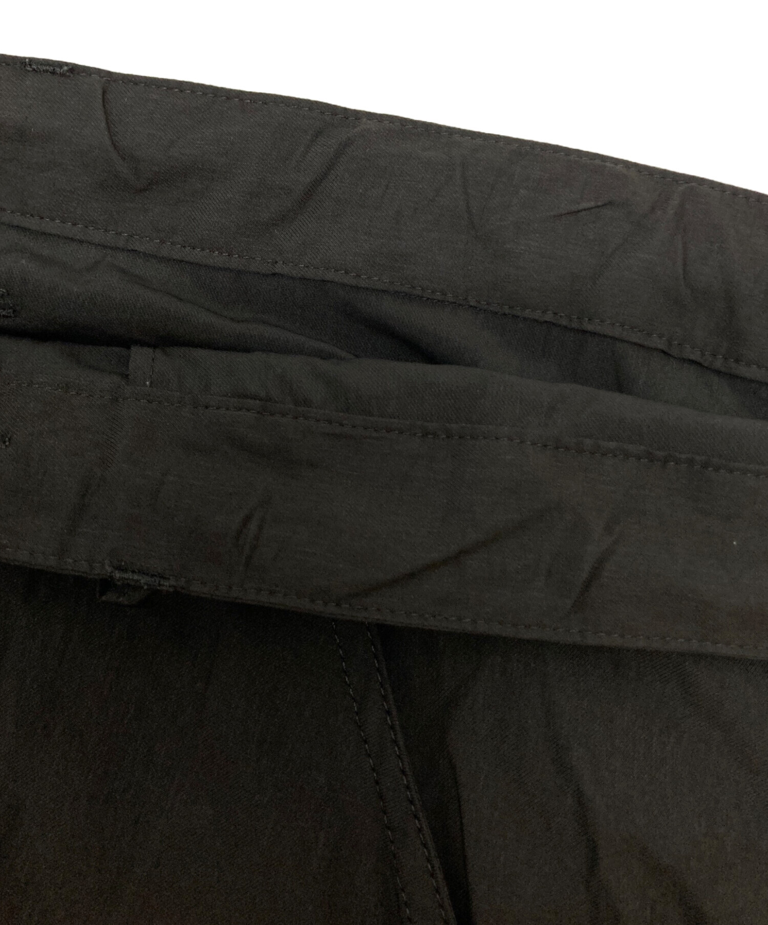 中古・古着通販】Y's (ワイズ) ワイドスカート ブラック サイズ:SIZE 2