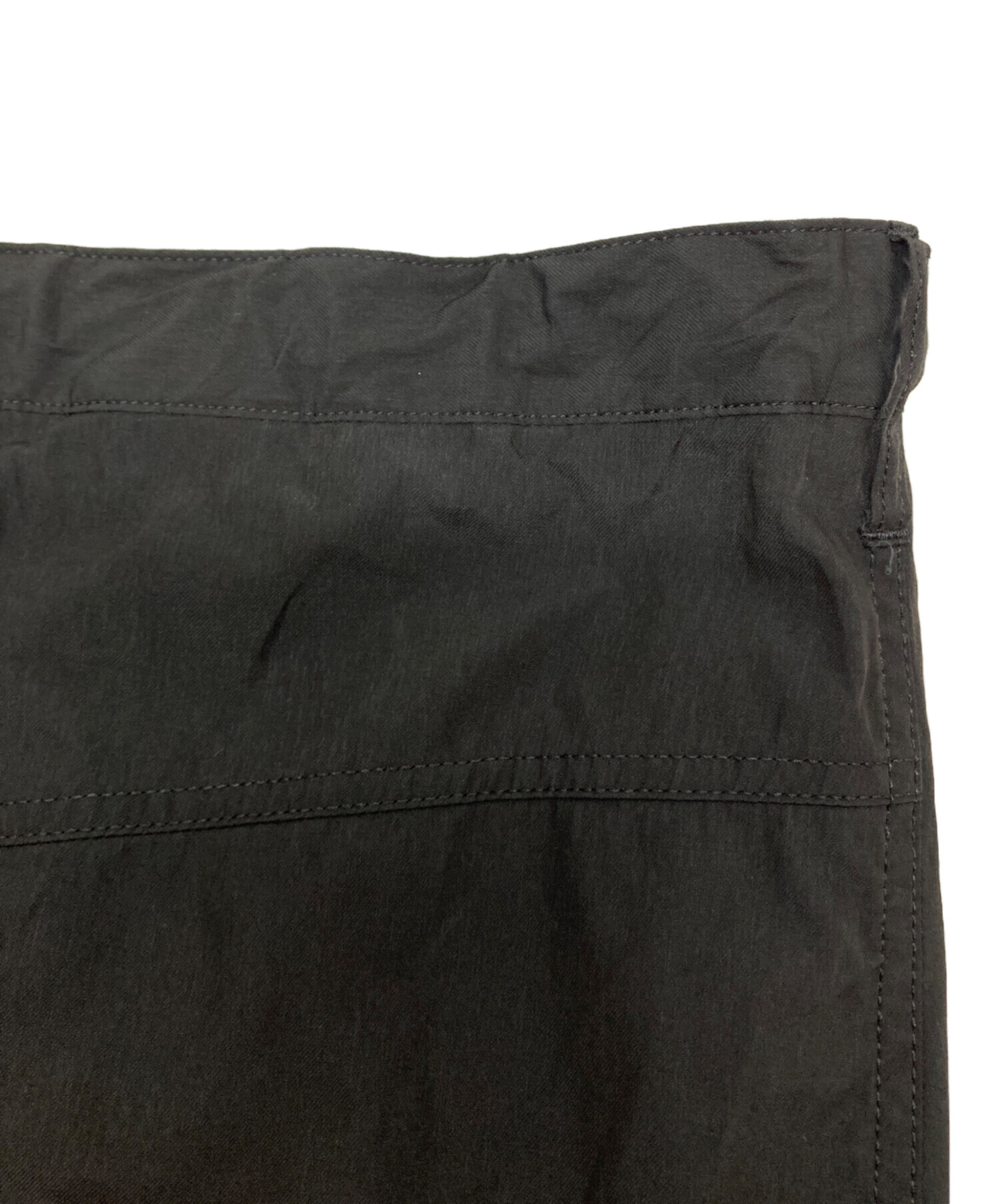 Y’s ワイズ 変形 スカートパンツ ブラック 黒 18ss 中古・古着通販】Y's (ワイズ) ワイドスカート ブラック サイズ:SIZE 2