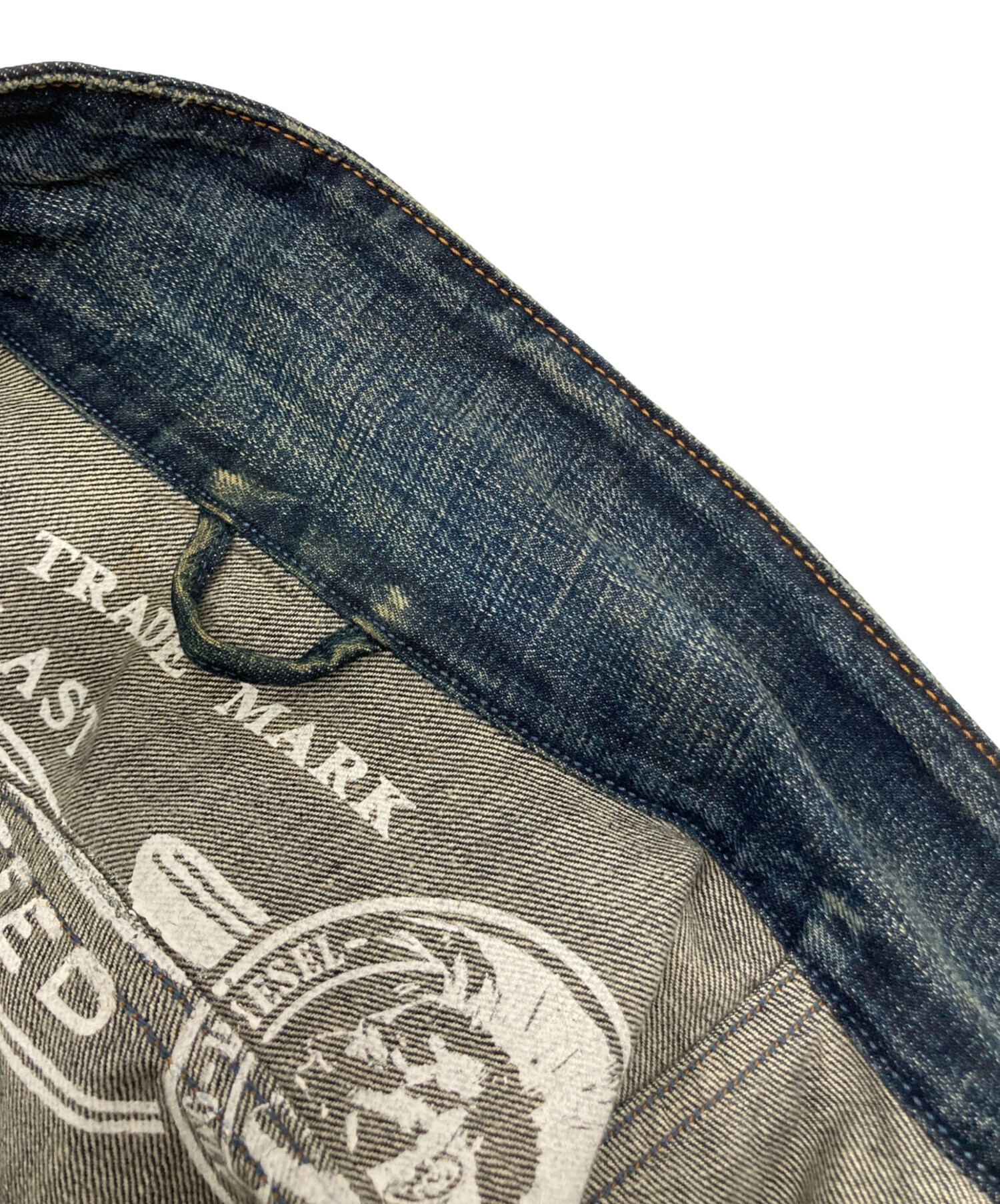 中古・古着通販】DIESEL (ディーゼル) ペイント加工デニムジャケット