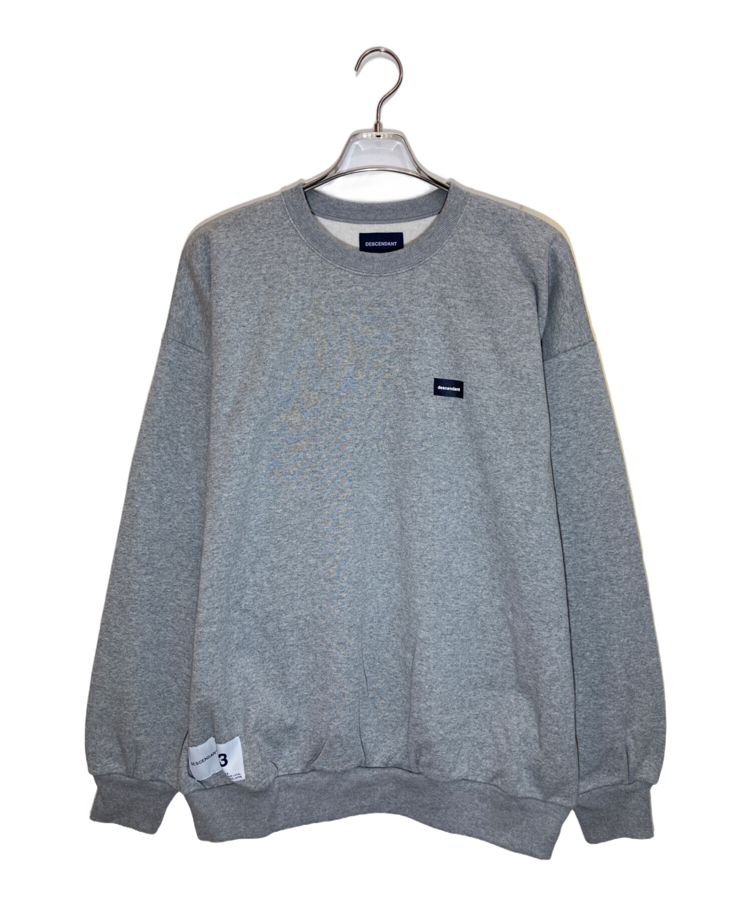 中古・古着通販】DESCENDANT (ディセンダント) CETUS CREW NECK グレー