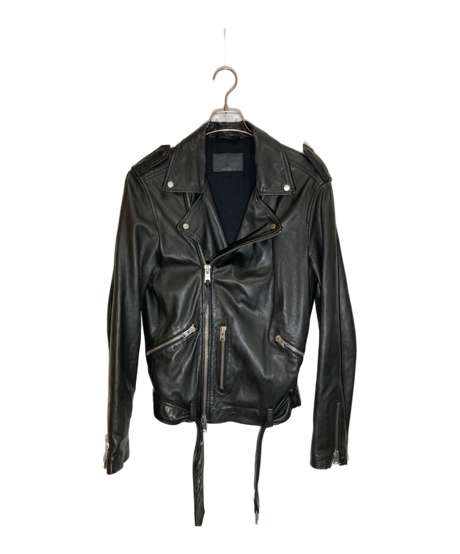 ✨美品✨All Saintsオールセインツ　ウールコート　ライダース　ブラック 中古・古着通販】ALL SAINTS (オールセインツ) シープスキン ダブル
