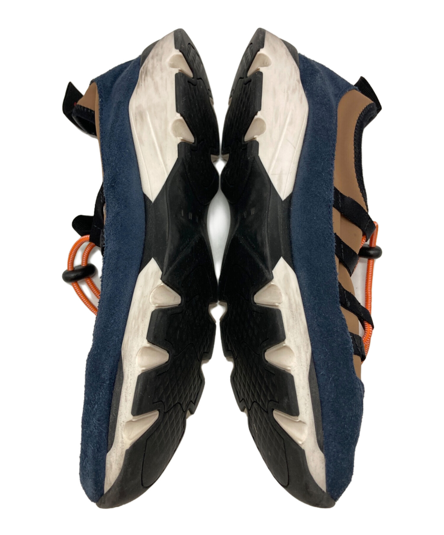 MARNI マルニ レザー レースアップシューズ ダークブルー36 中古 中古・古着通販】MARNI (マルニ) レースアップランニングスニーカー