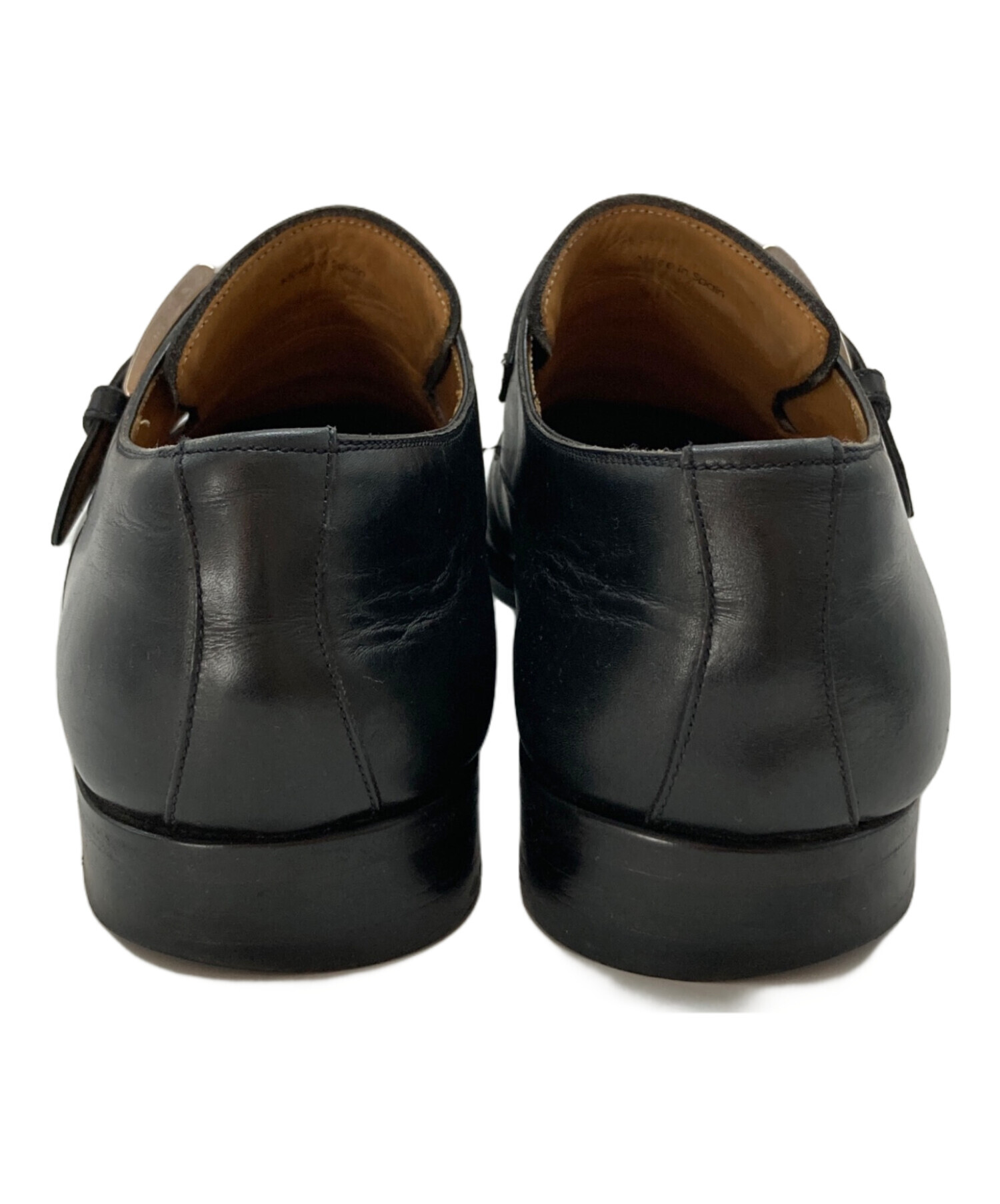 MAGNANNI マグナーニ シングルモンクストラップ ブラック 中古・古着通販】MAGNANNI (マグナーニ) モンクストラップシューズ