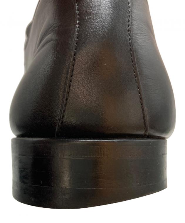【未使用級】マグナーニ シングルモンクストラップ 15141 黒 40 中古・古着通販】MAGNANNI (マグナーニ) モンクストラップシューズ