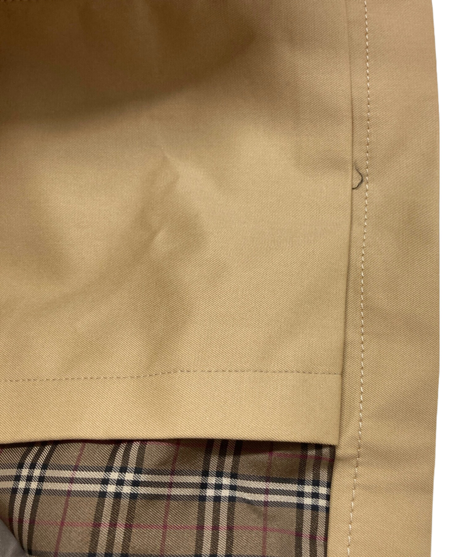 Burberry Black Label トレンチコート ベージュ ノバチェック 中古・古着通販】BURBERRY BLACK LABEL (バーバリーブラックレーベル