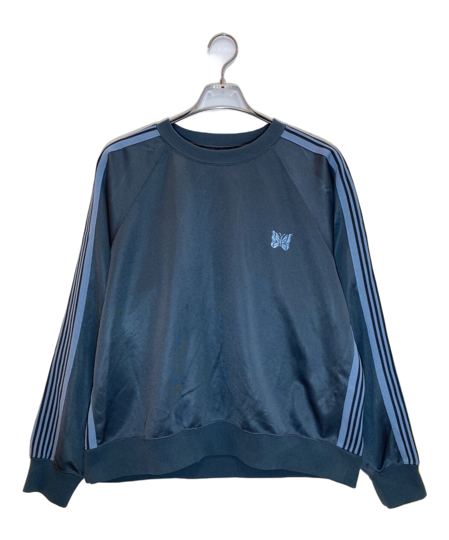 中古・古着通販】Needles (ニードルズ) Track Crew Neck Shirt Poly