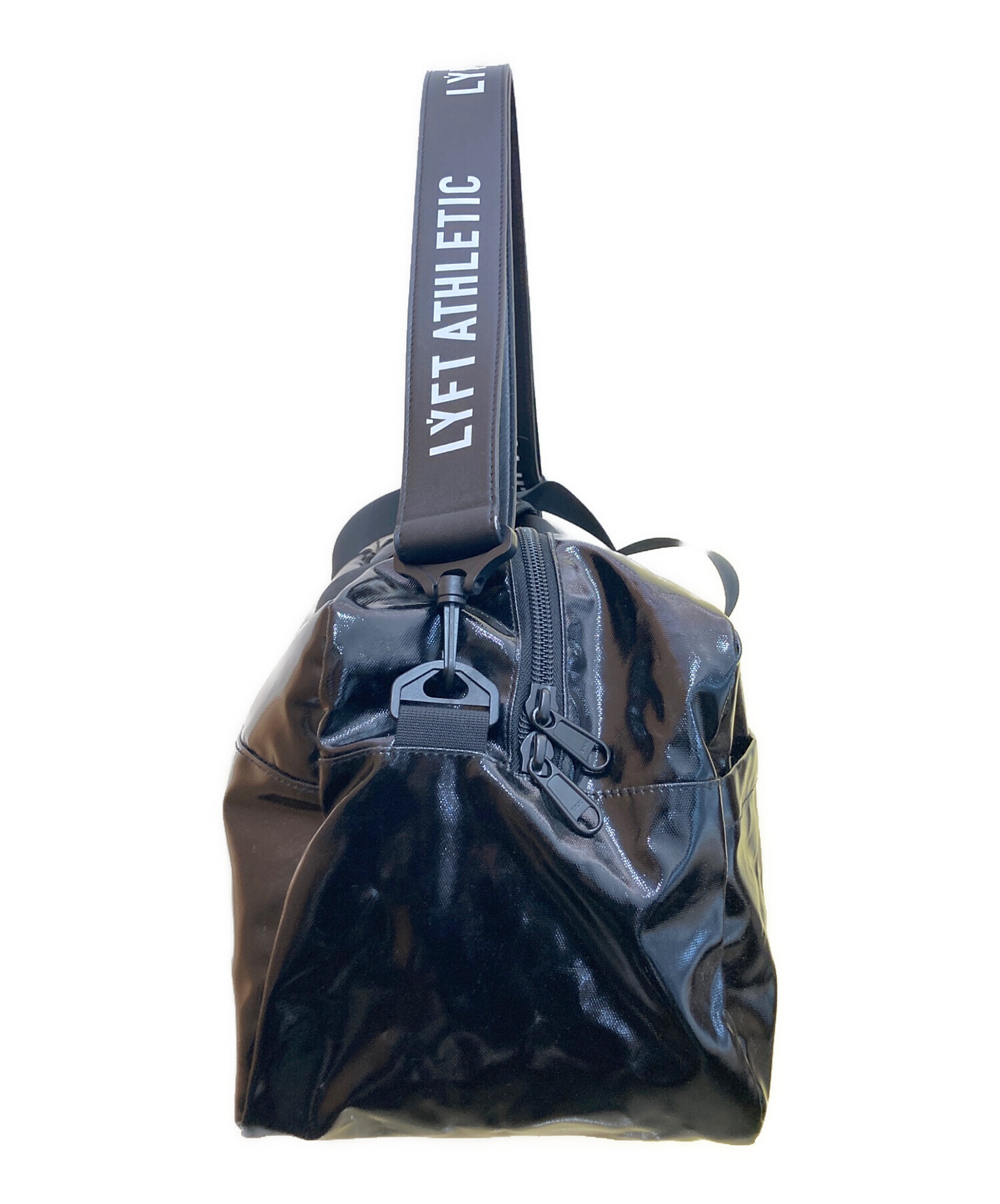 中古・古着通販】Lyft (リフト) 2WAY ENAMEL DUFFLE BAG ブラック
