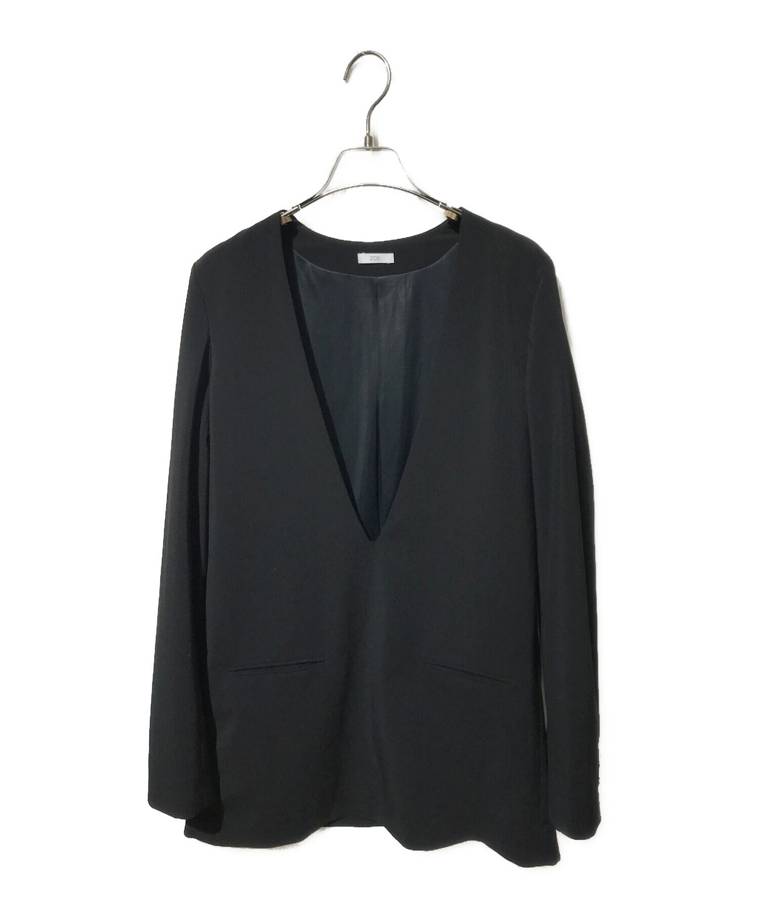 中古・古着通販】ZOE (ゾーイ) pullover jacket ブラック サイズ:M 