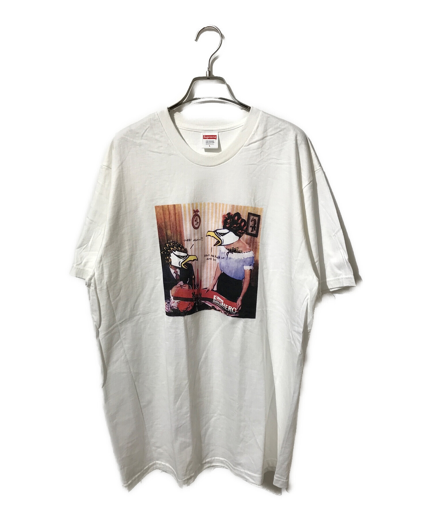 L Supreme ANTIHERO Dog Tee ホワイト white（Supreme Antihero Pope  