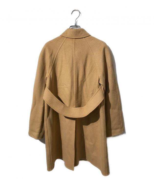 中古・古着通販】HERMES (エルメス) キャメルヘア襟裏レザー