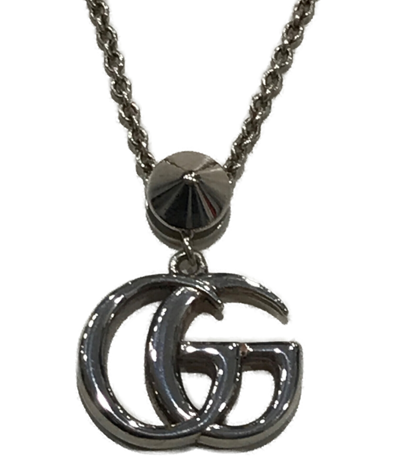 中古・古着通販】GUCCI (グッチ) ダブルGネックレス シルバー
