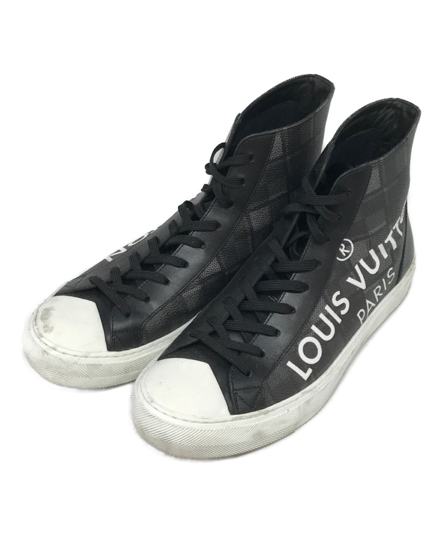 Louis Vuitton ハイカットスニーカー ルイヴィトン 中古・古着通販】LOUIS VUITTON (ルイ ヴィトン) タトゥーライン