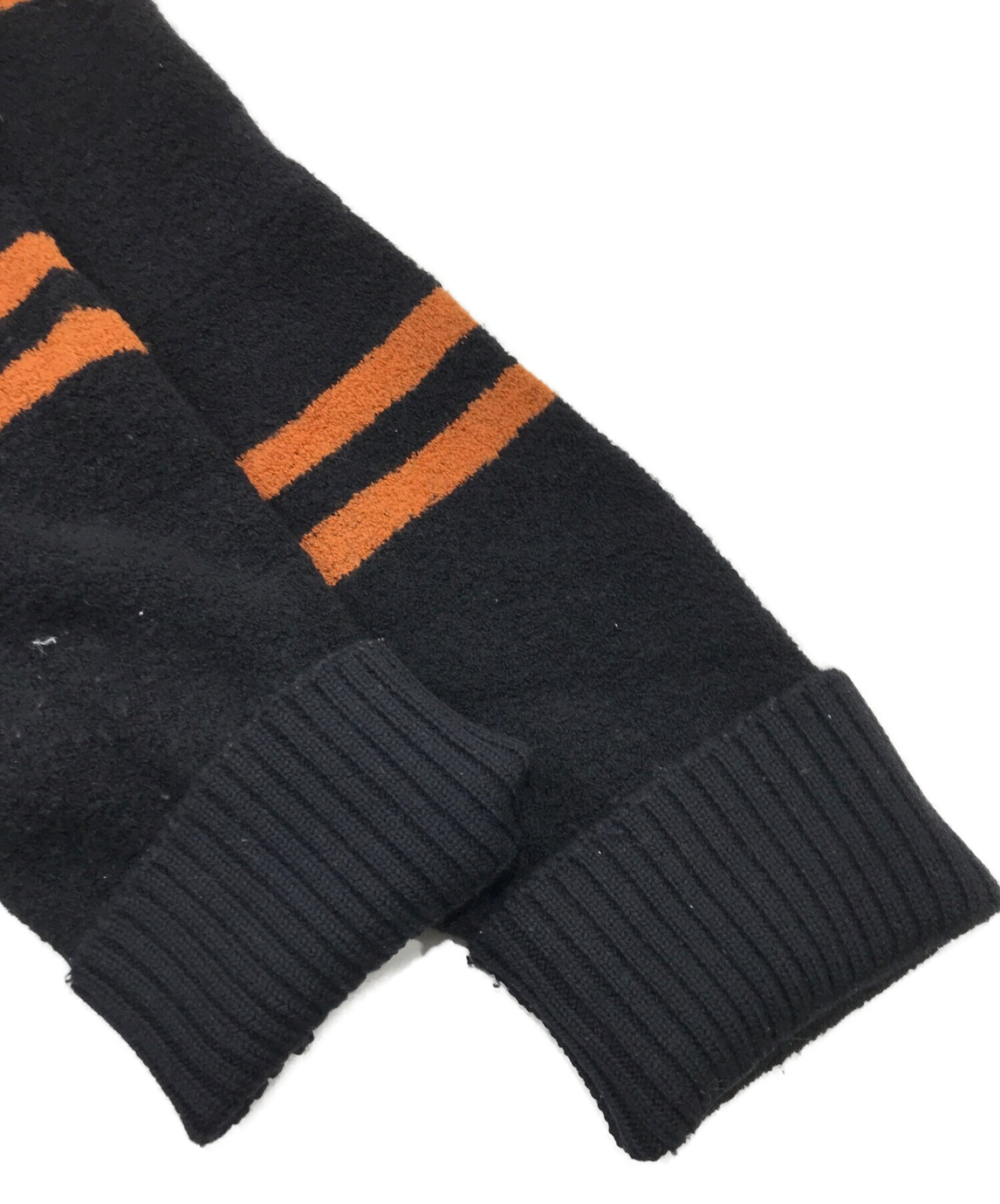 中古・古着通販】jieda (ジエダ) OVER V-NECK KNIT ブラック サイズ:2