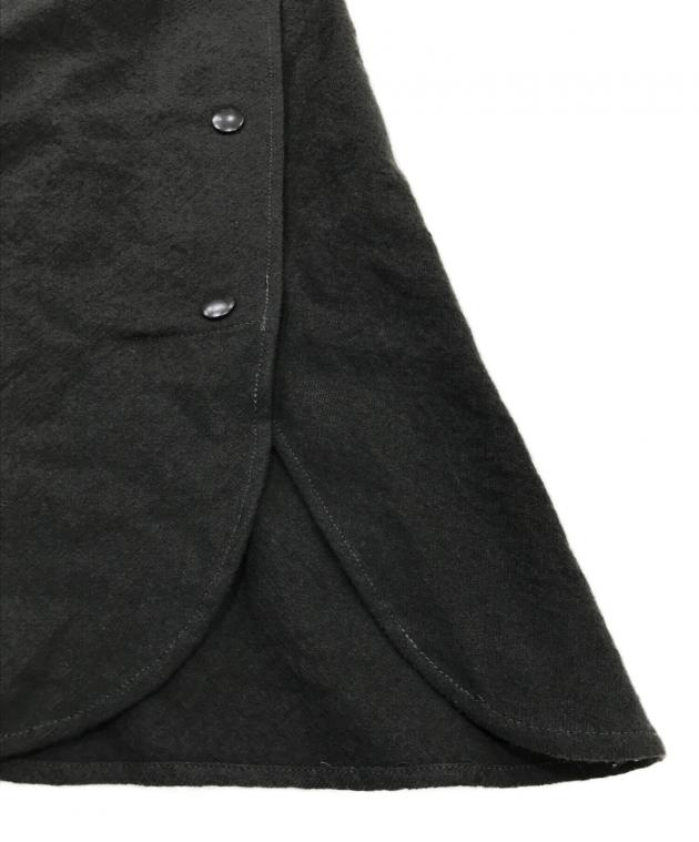 中古・古着通販】Y's (ワイズ) サイドスナップボタンウールシャツ