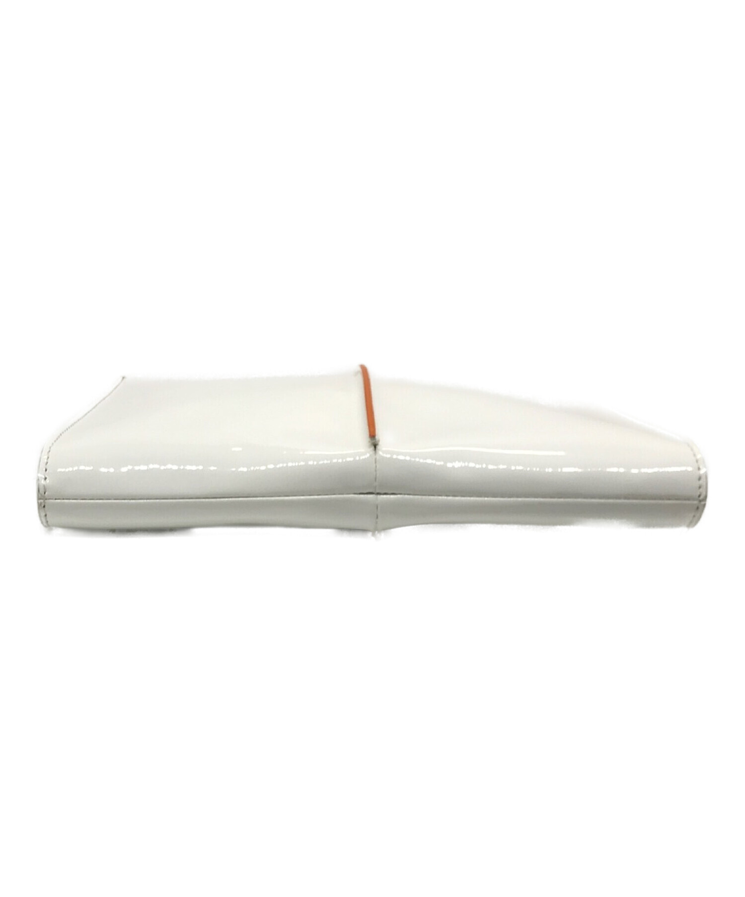 中古・古着通販】MARNI (マルニ) エナメルクラッチバッグ ホワイト