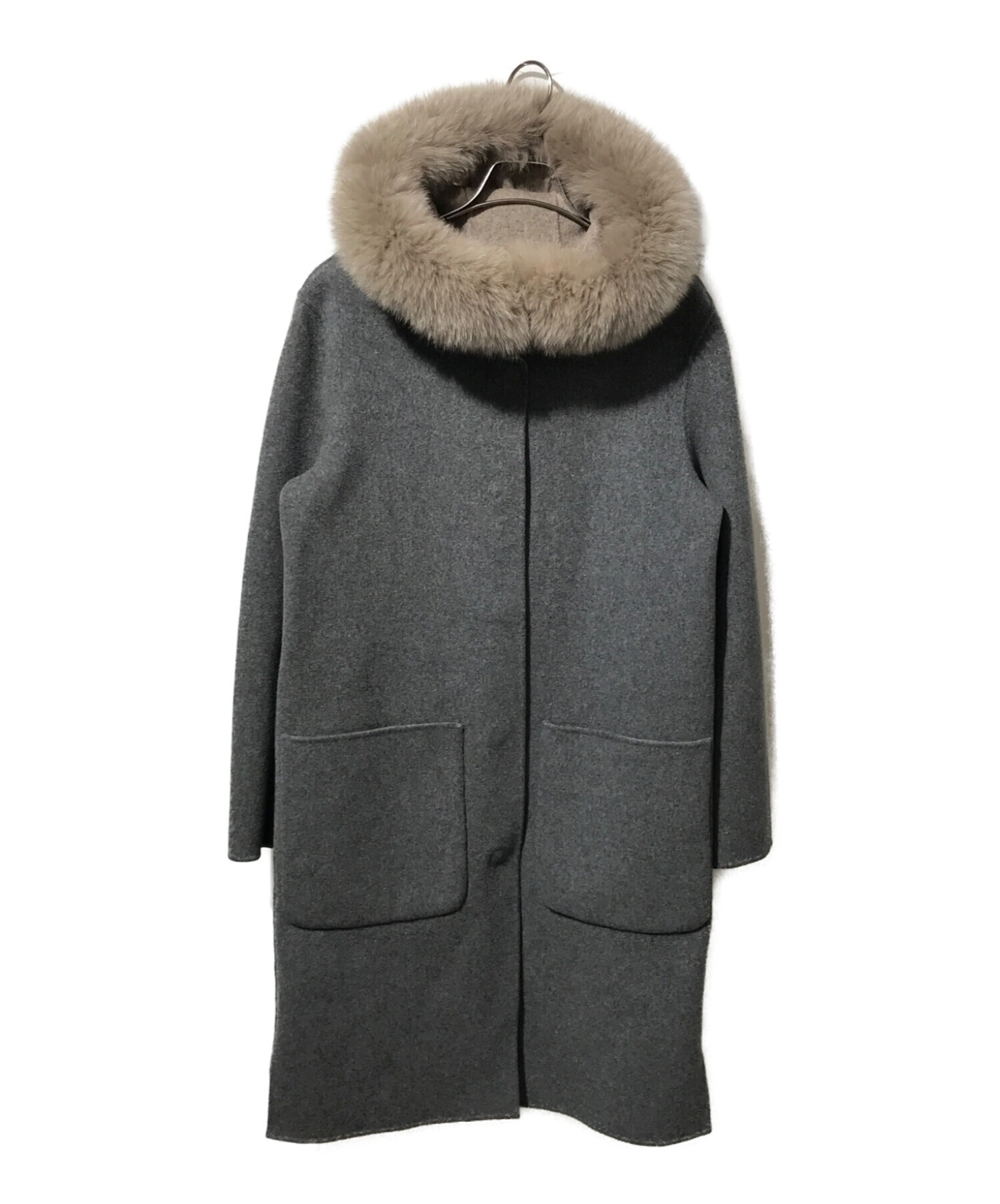 バーニーズニューヨークのリバーシブルコート FOXファー付 【公式通販】