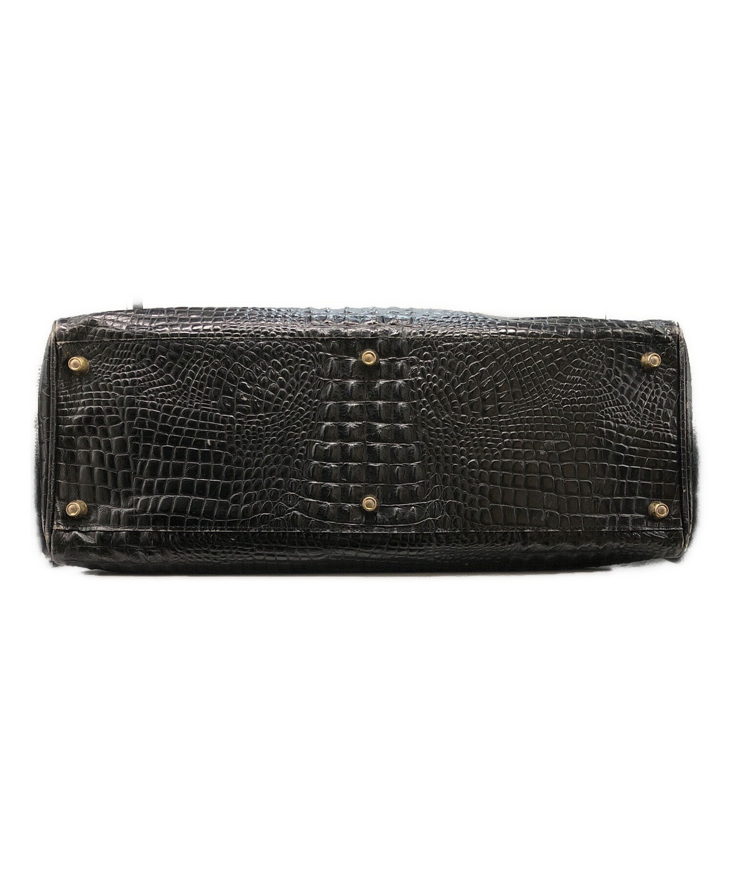 中古・古着通販】CHENEY (チェイニー) レザー型押しボストンバッグ