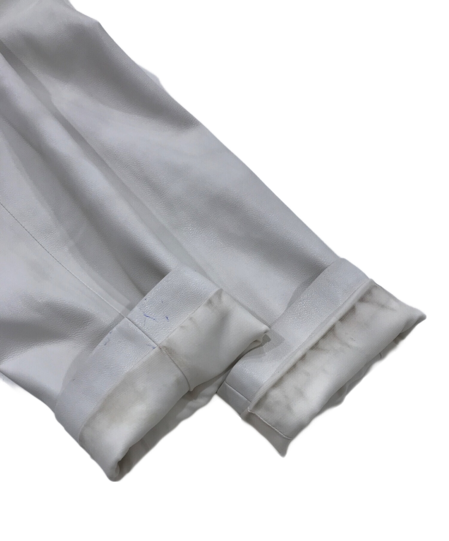 中古・古着通販】CELFORD (セルフォード) ノーカラーフェイクレザー