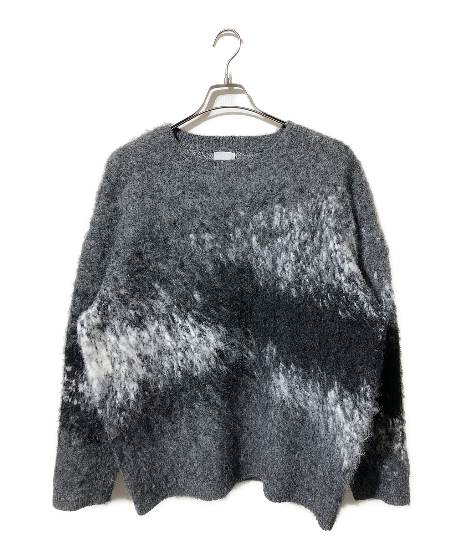 中古・古着通販】Lui's (ルイス) グラデーションシャギークルーネック