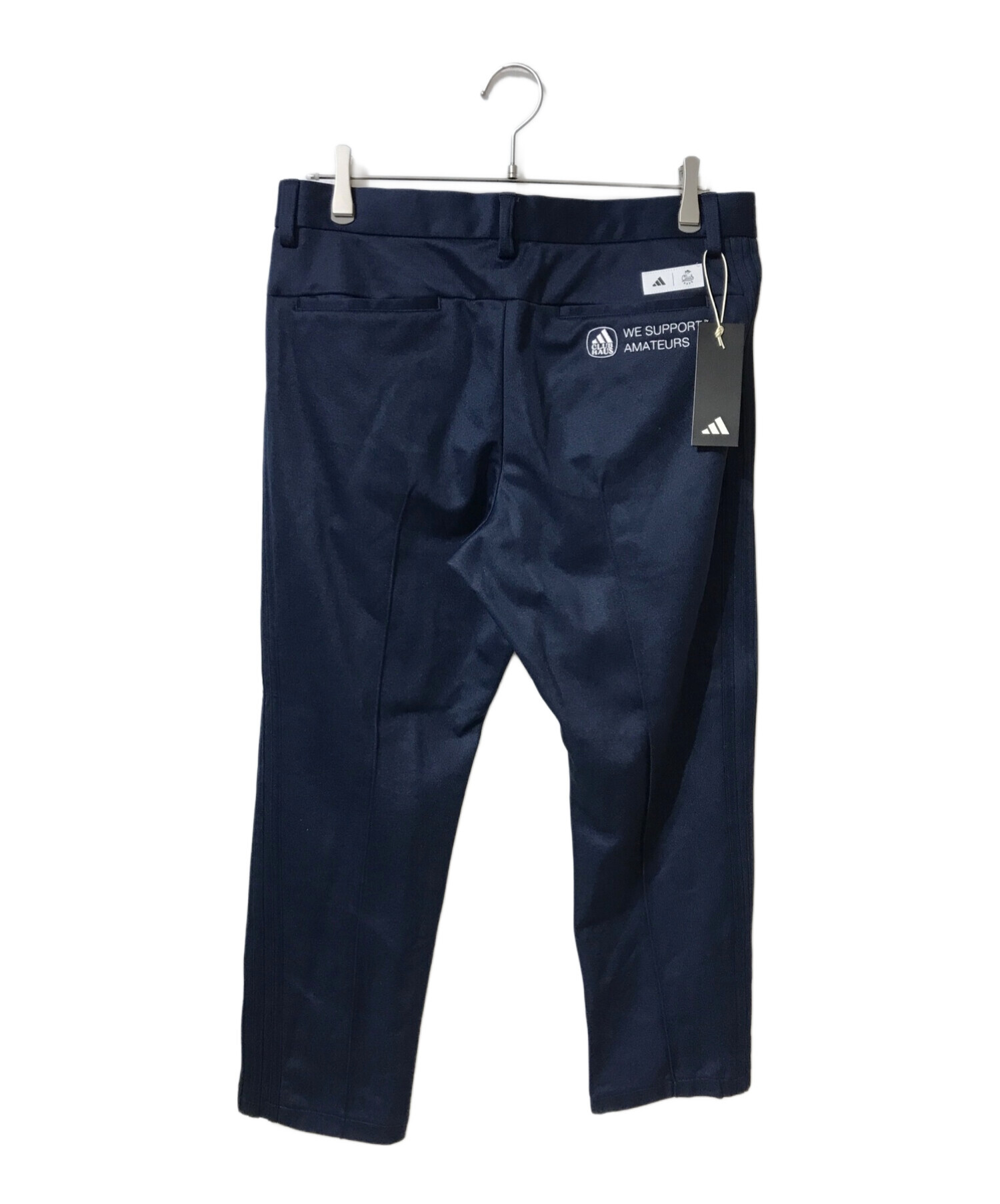 adidas×Clubhaus テーパードパンツ　ネイビー サイズ 82 中古・古着通販】adidas (アディダス) CLUBHAUS Wide Tapered Pants