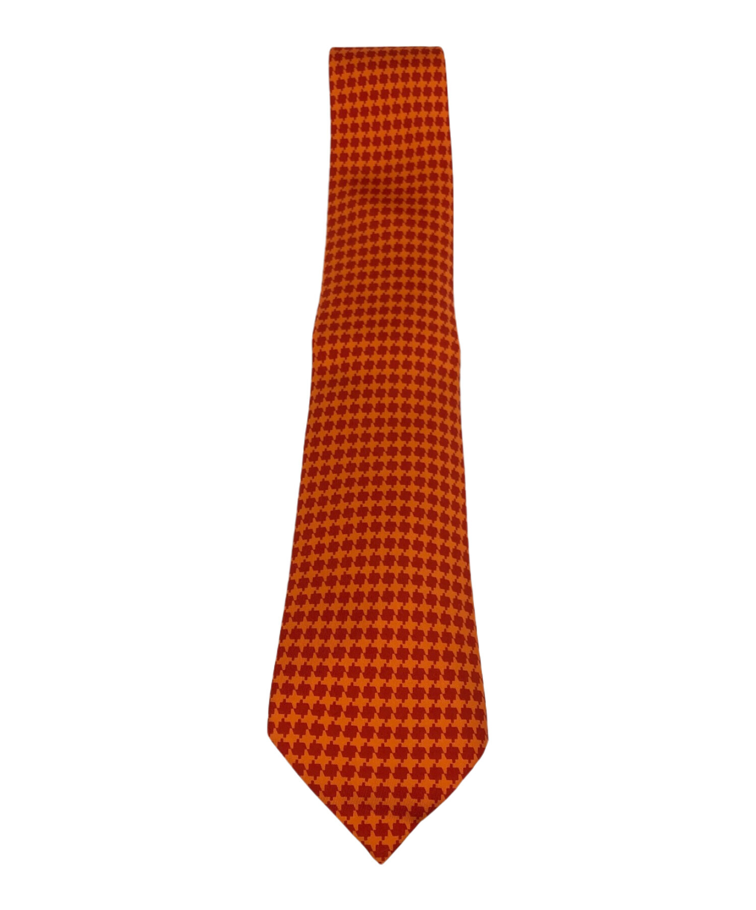 中古・古着通販】HERMES (エルメス) ネクタイ オレンジ サイズ:不明 