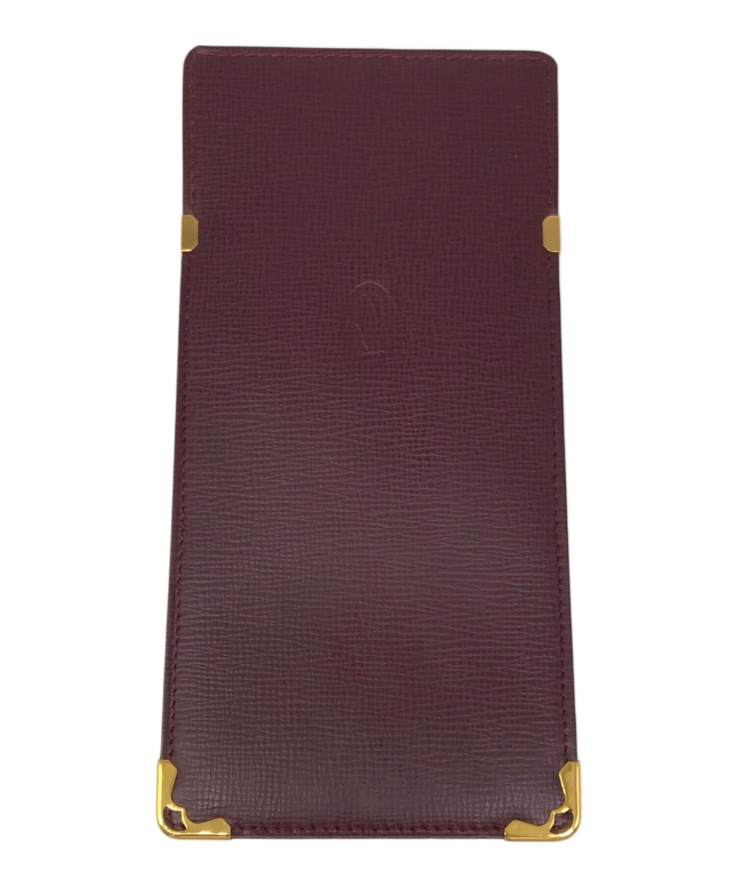 未使用！希少品！Cartier カルティエ マストライン 眼鏡ケース ボルドー カルティエ Cartier の眼鏡ケース ヴィンテージ 中古・古着通販