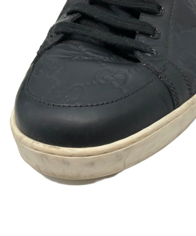 中古・古着通販】GUCCI (グッチ) カーフスキン ロートップ スニーカー
