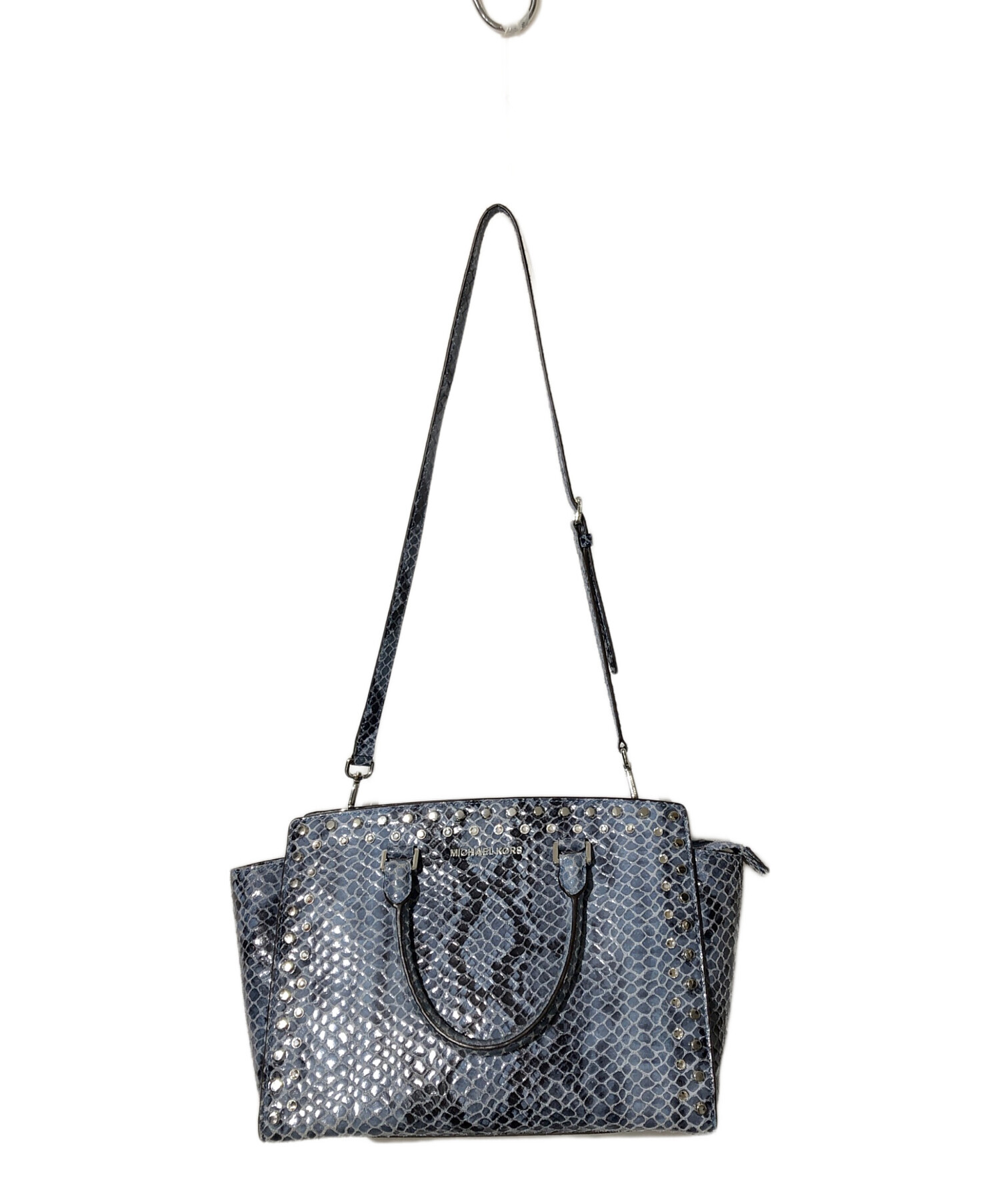 マイケルコース MICHAEL KORS トートバッグ ショルダー パイソン柄 