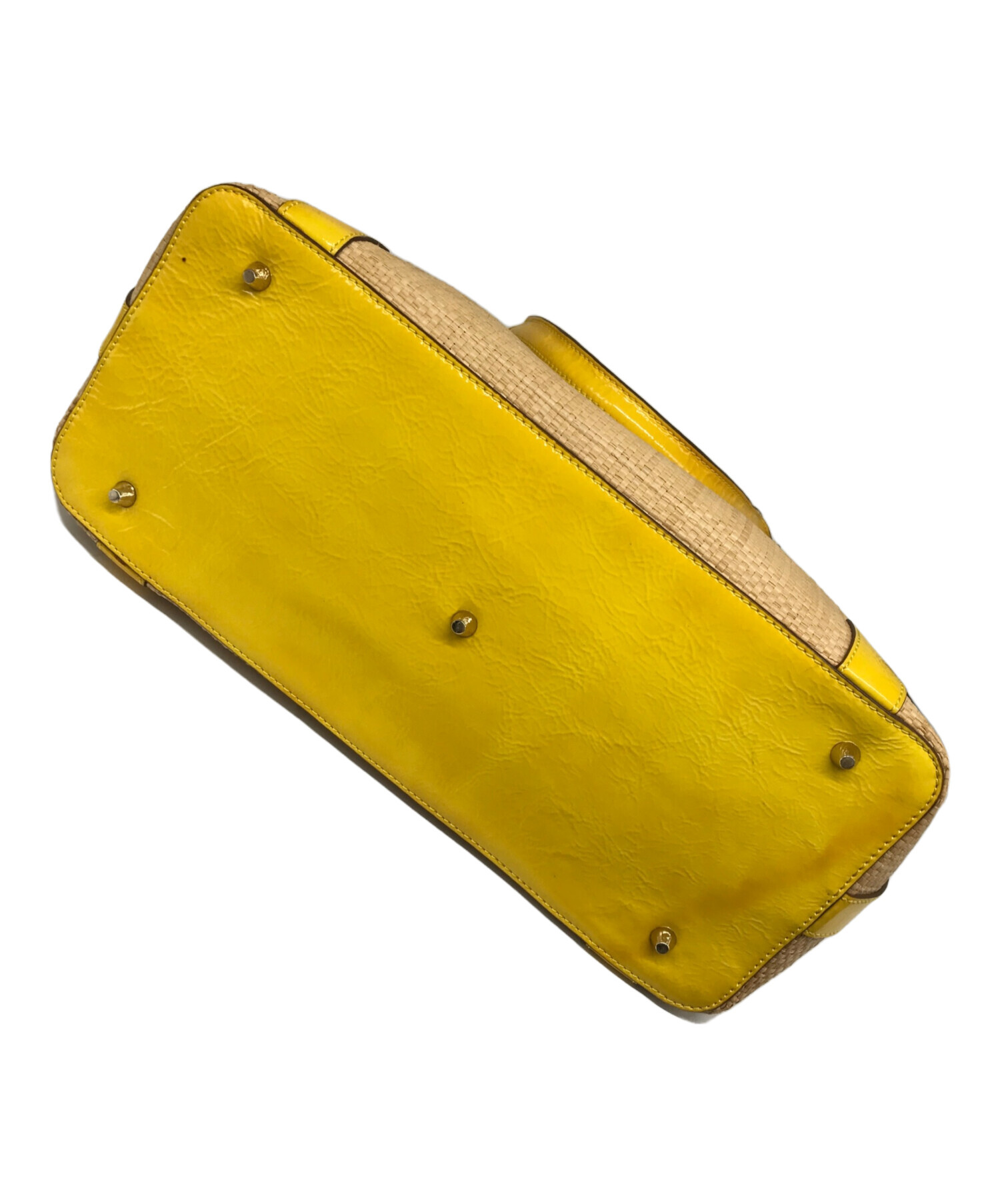 中古・古着通販】ANYA HINDMARCH (アニヤハインドマーチ) イエロー 