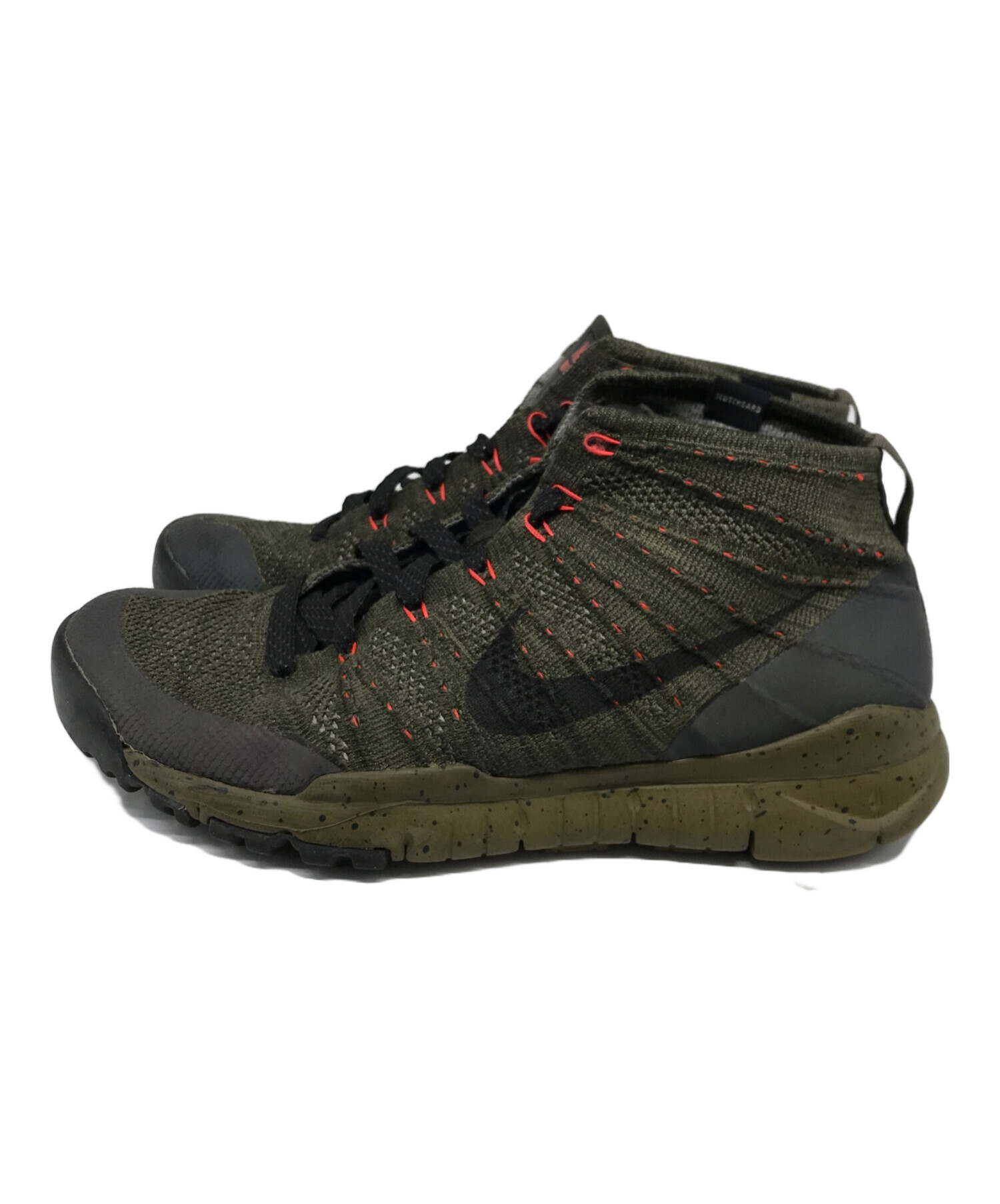 中古・古着通販】NIKE (ナイキ) FLYKNIT TRNR CHUKKA FSB オリーブ 