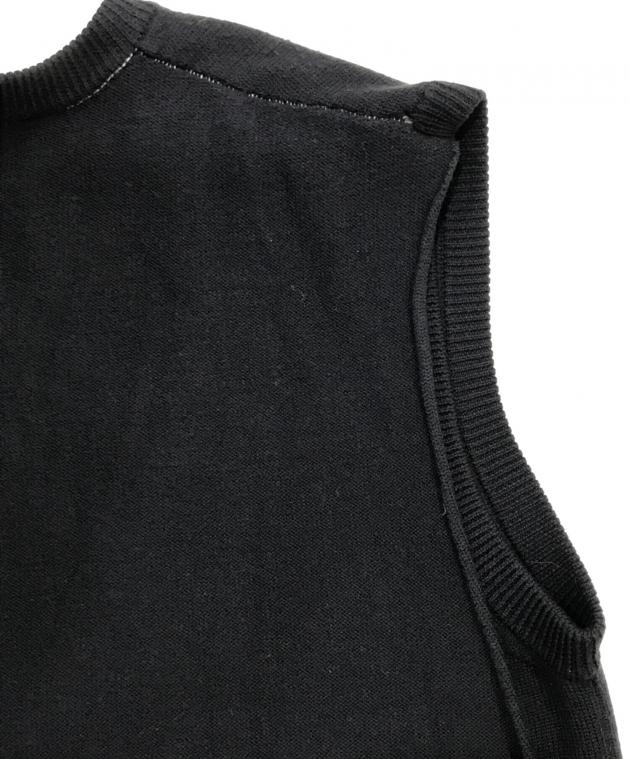 中古・古着通販】stein (シュタイン) BACK DOUBLE KNIT VEST ネイビー