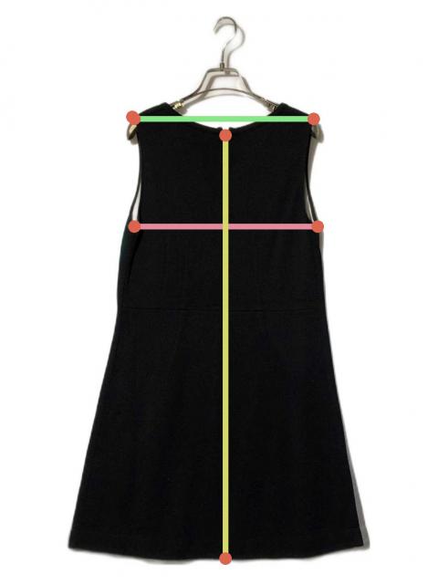 中古・古着通販】MARNI (マルニ) ボンディングノースリーブワンピース  