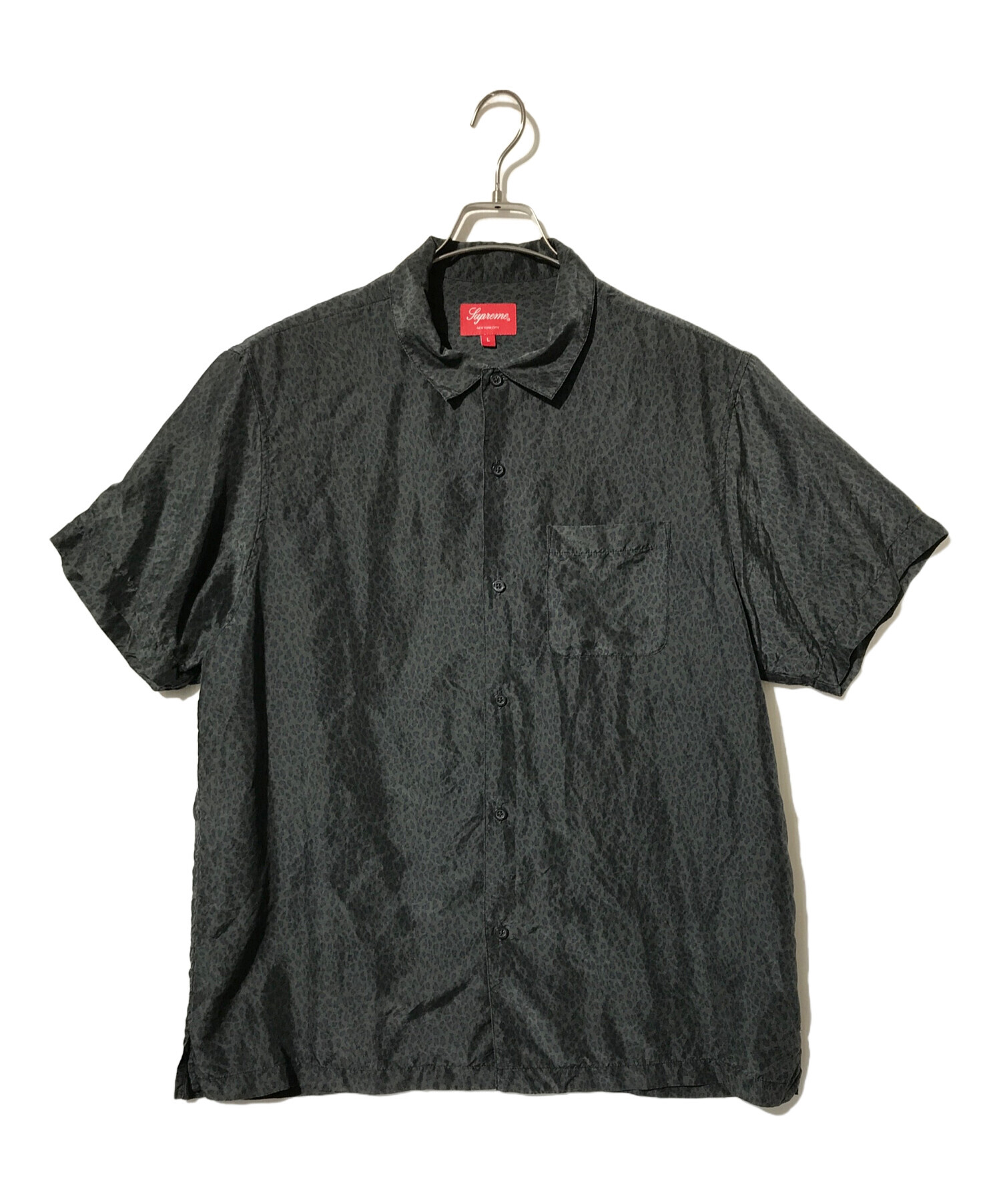 中古・古着通販】SUPREME (シュプリーム) レオパードシルクシャツ