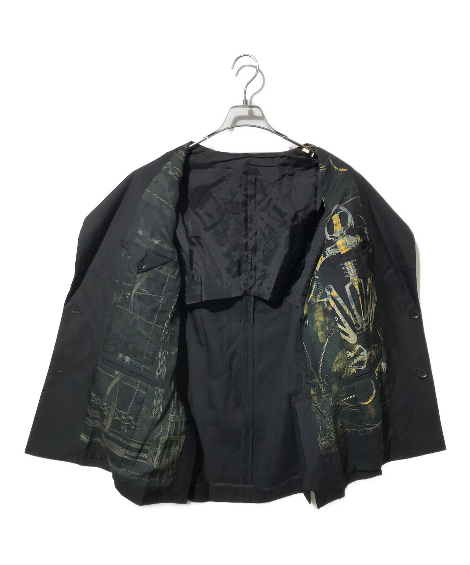 ◇美品【Ground Y グラウンドワイ】2BS シングルジャケット GR ◇美品【Ground Y グラウンドワイ】2BS シングルジャケット GR